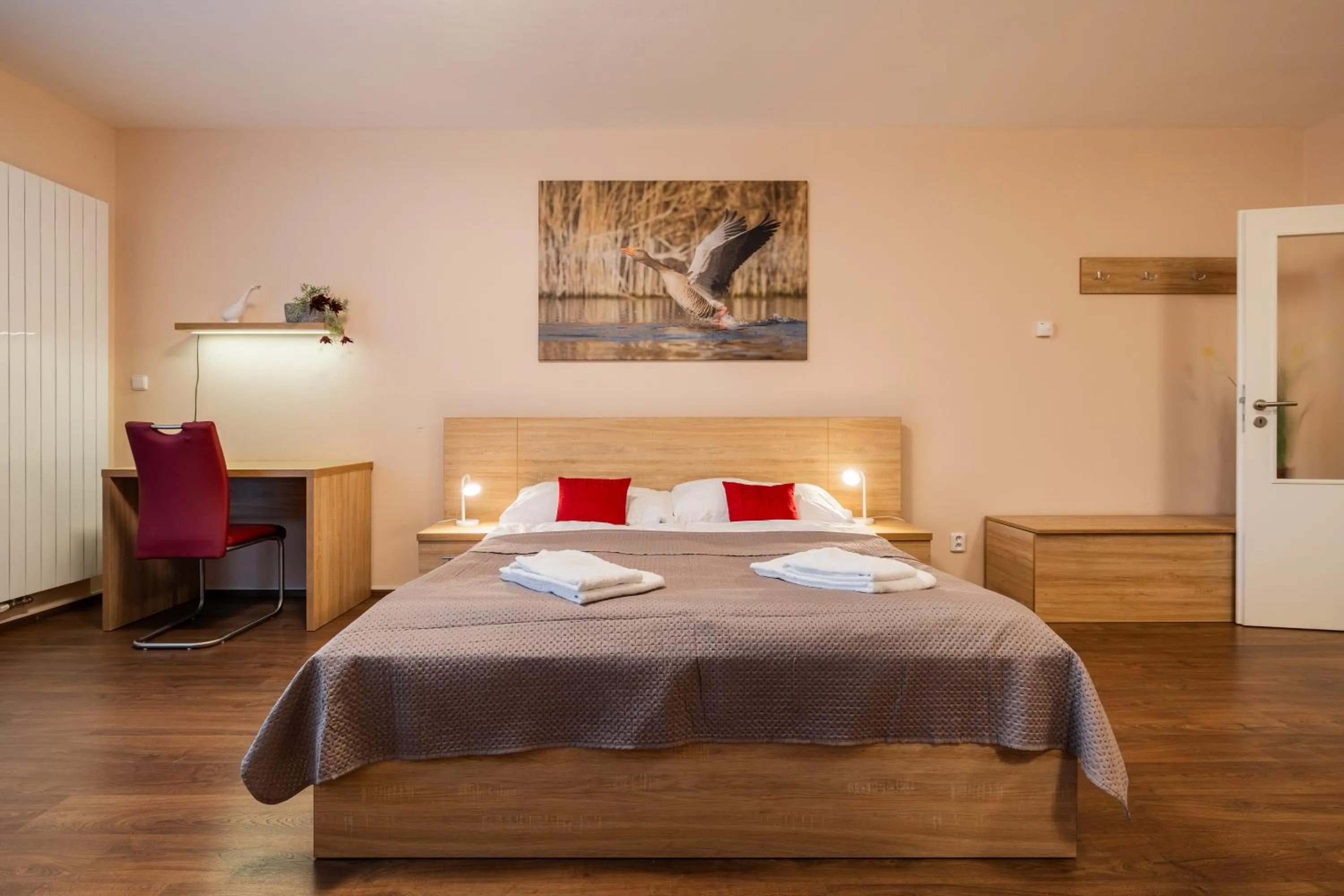 Bed in Apartmány Viva Třeboň