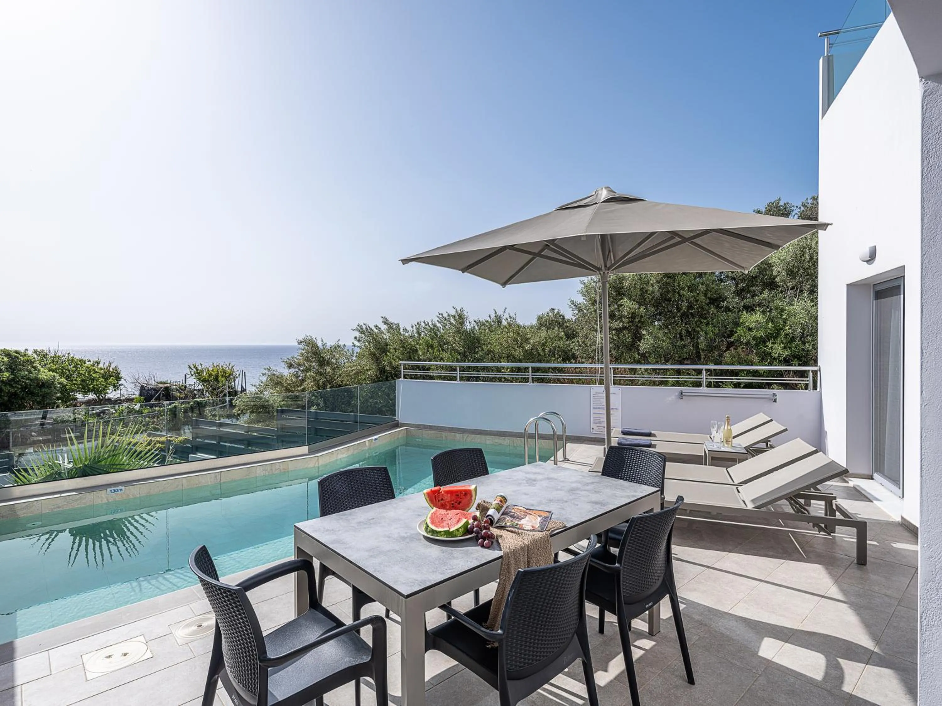 Balcony/Terrace in Sunset Elafonisi Apartments