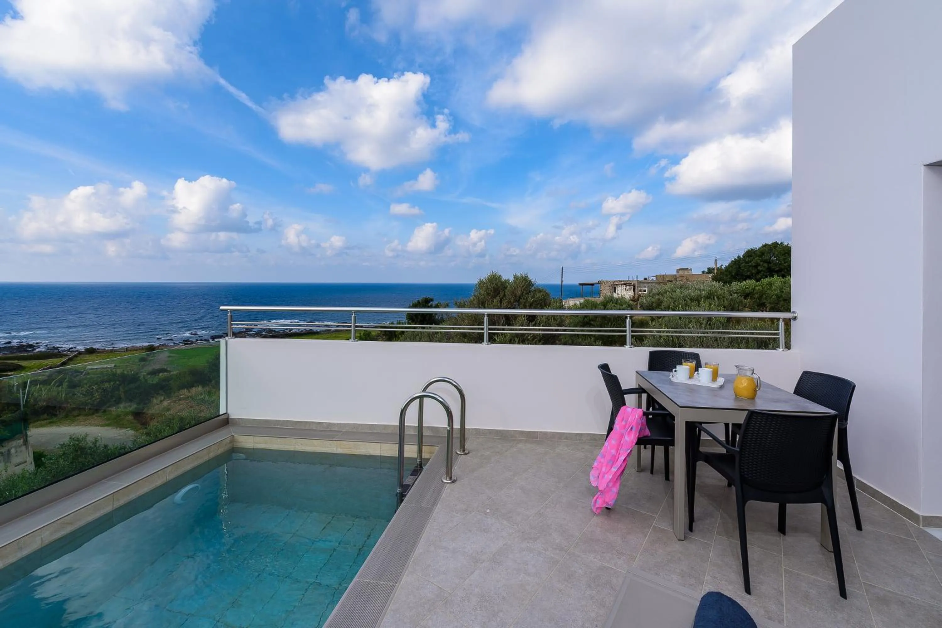 Balcony/Terrace in Sunset Elafonisi Apartments