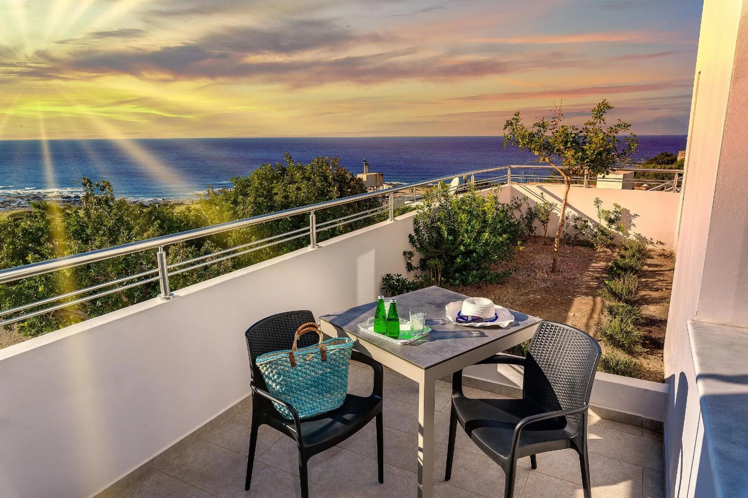 Balcony/Terrace in Sunset Elafonisi Apartments