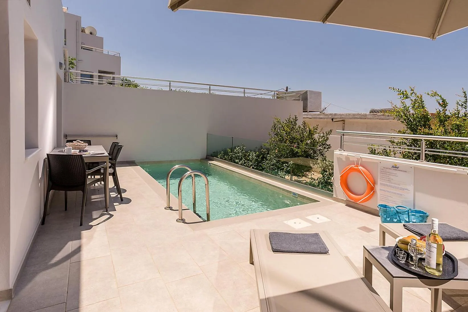 Balcony/Terrace in Sunset Elafonisi Apartments