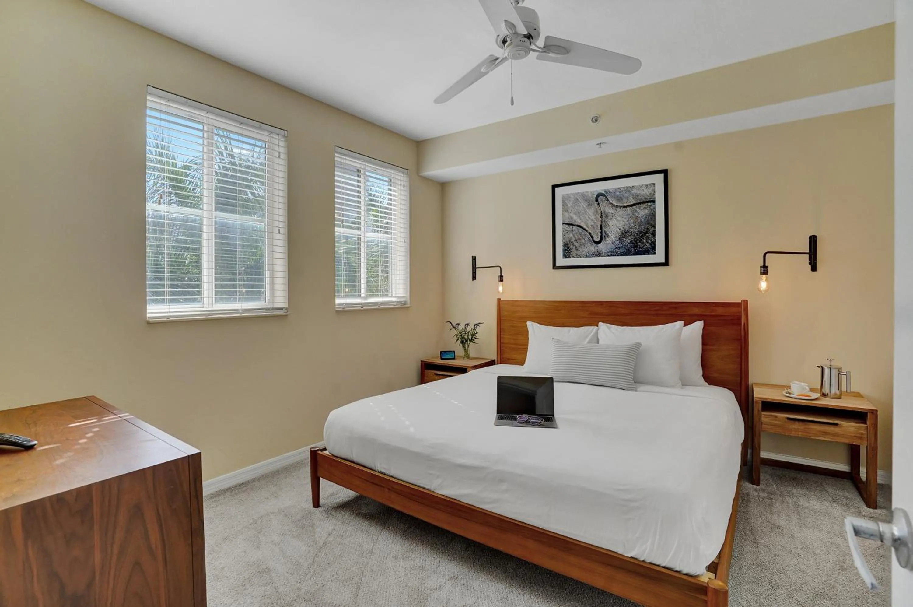 Bedroom, Bed in Dharma Home Suites South Miami at Red Road Commons