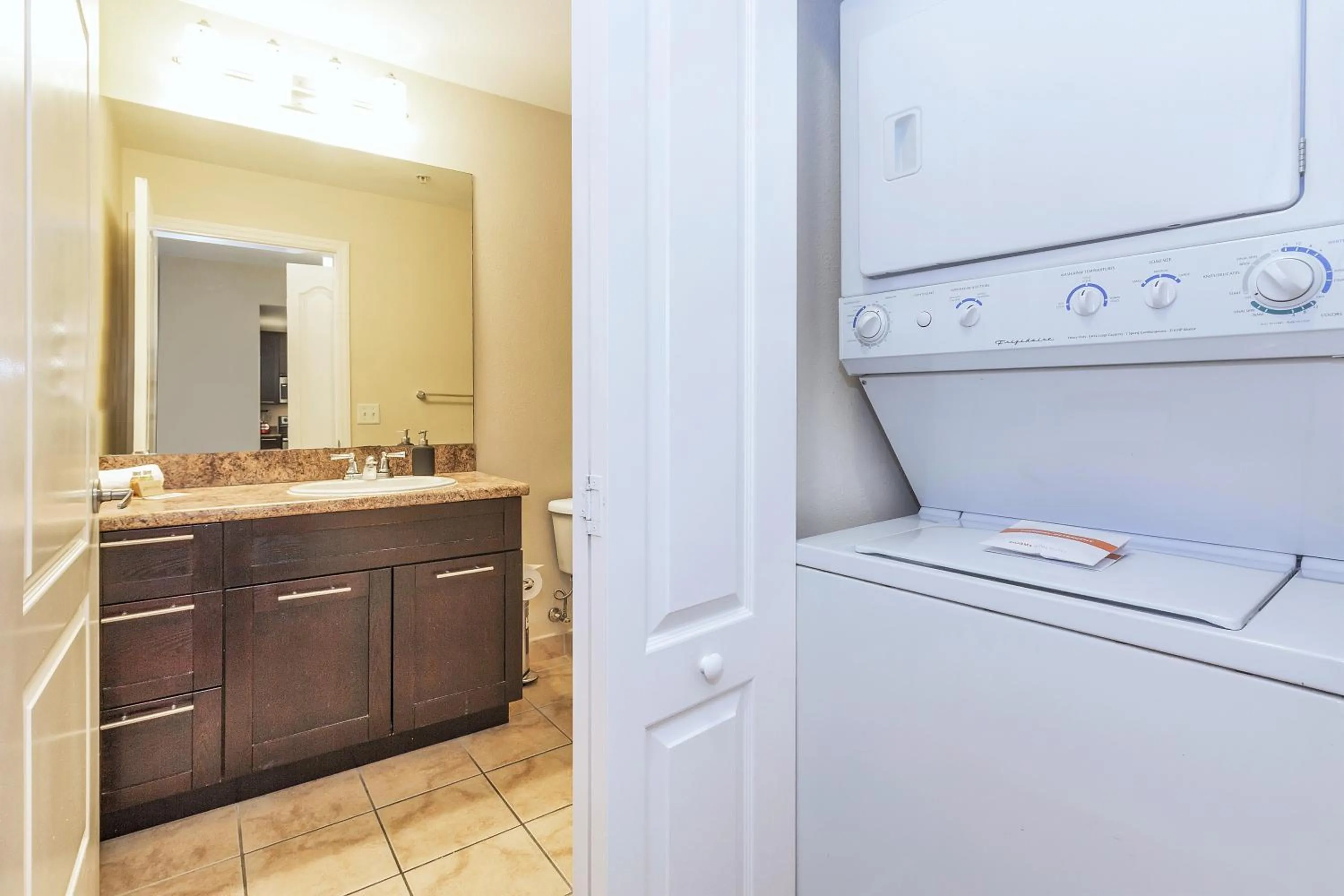 Bathroom in Dharma Home Suites South Miami at Red Road Commons