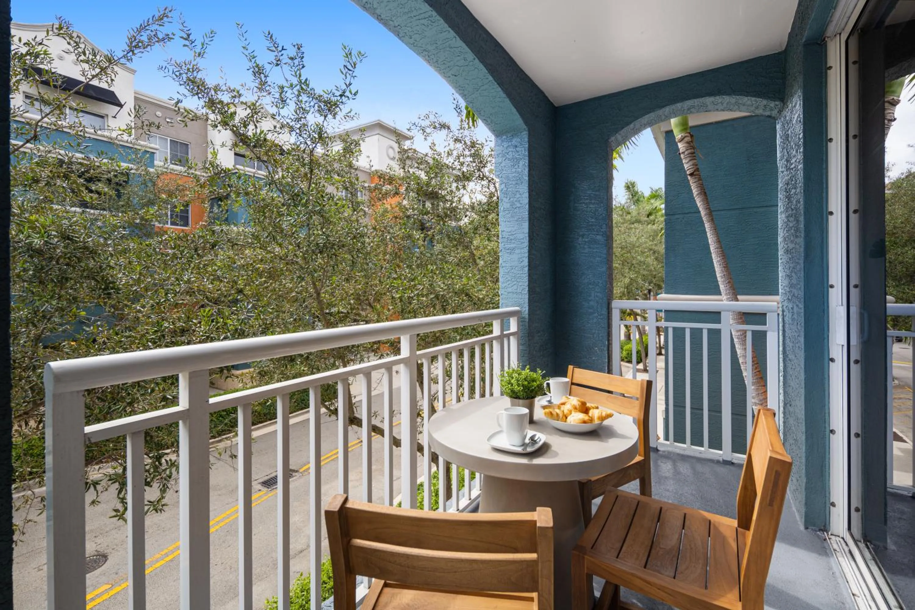 Balcony/Terrace in Dharma Home Suites South Miami at Red Road Commons