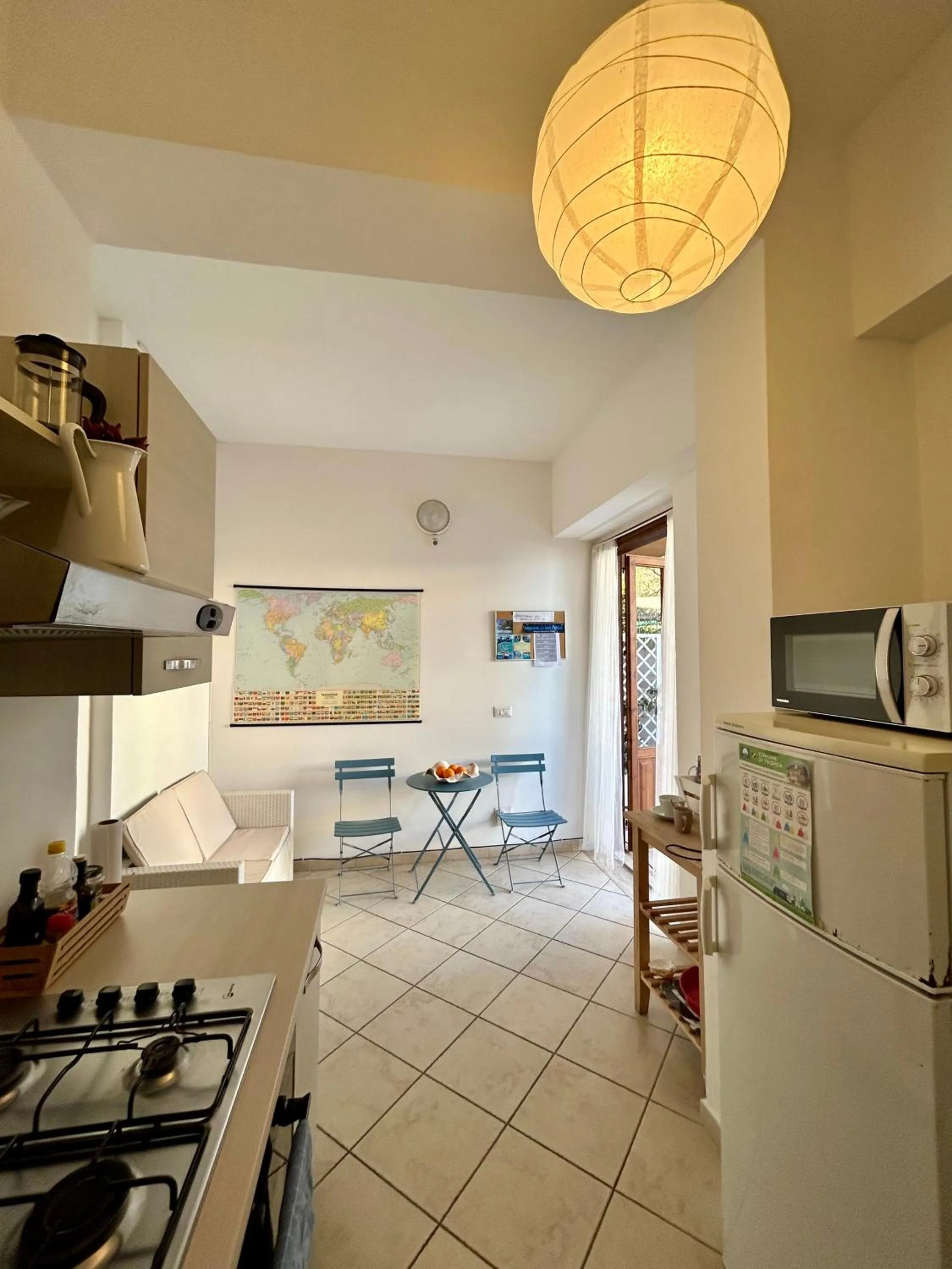 Kitchen or kitchenette in Arcobaleno Tropea centro