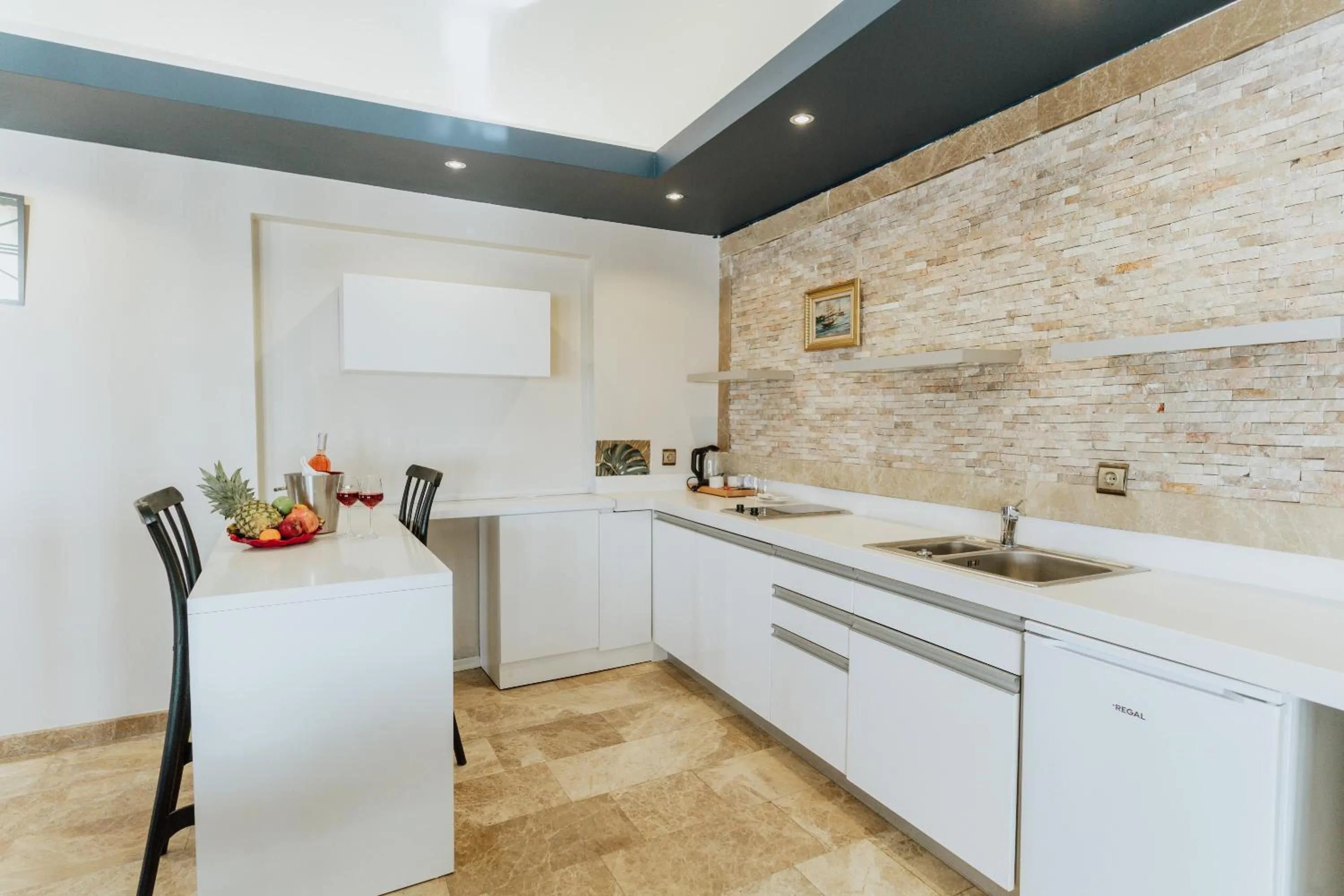 kitchen in Blackmoon Villa Edirne