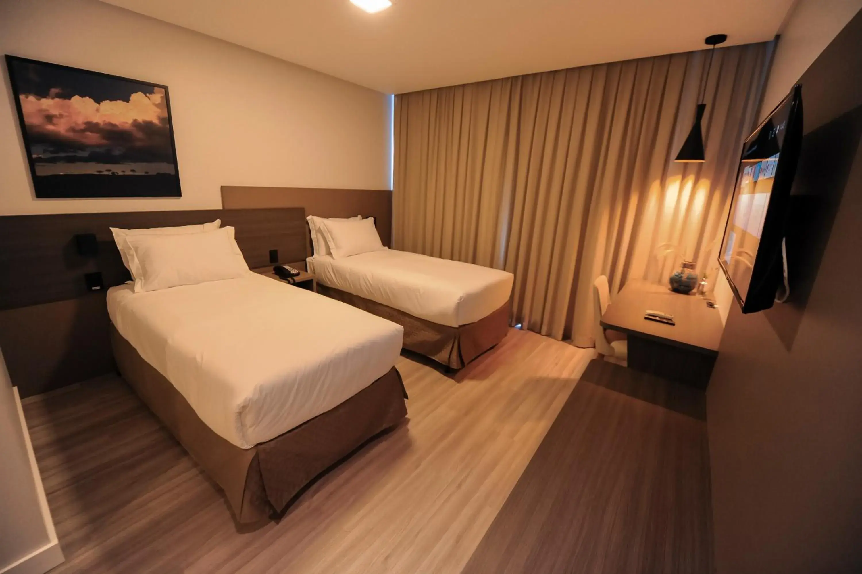 Twin Room - single occupancy in Figueiras Hotel & Eventos Twin Room - single occupancy in Figueiras Hotel & Eventos