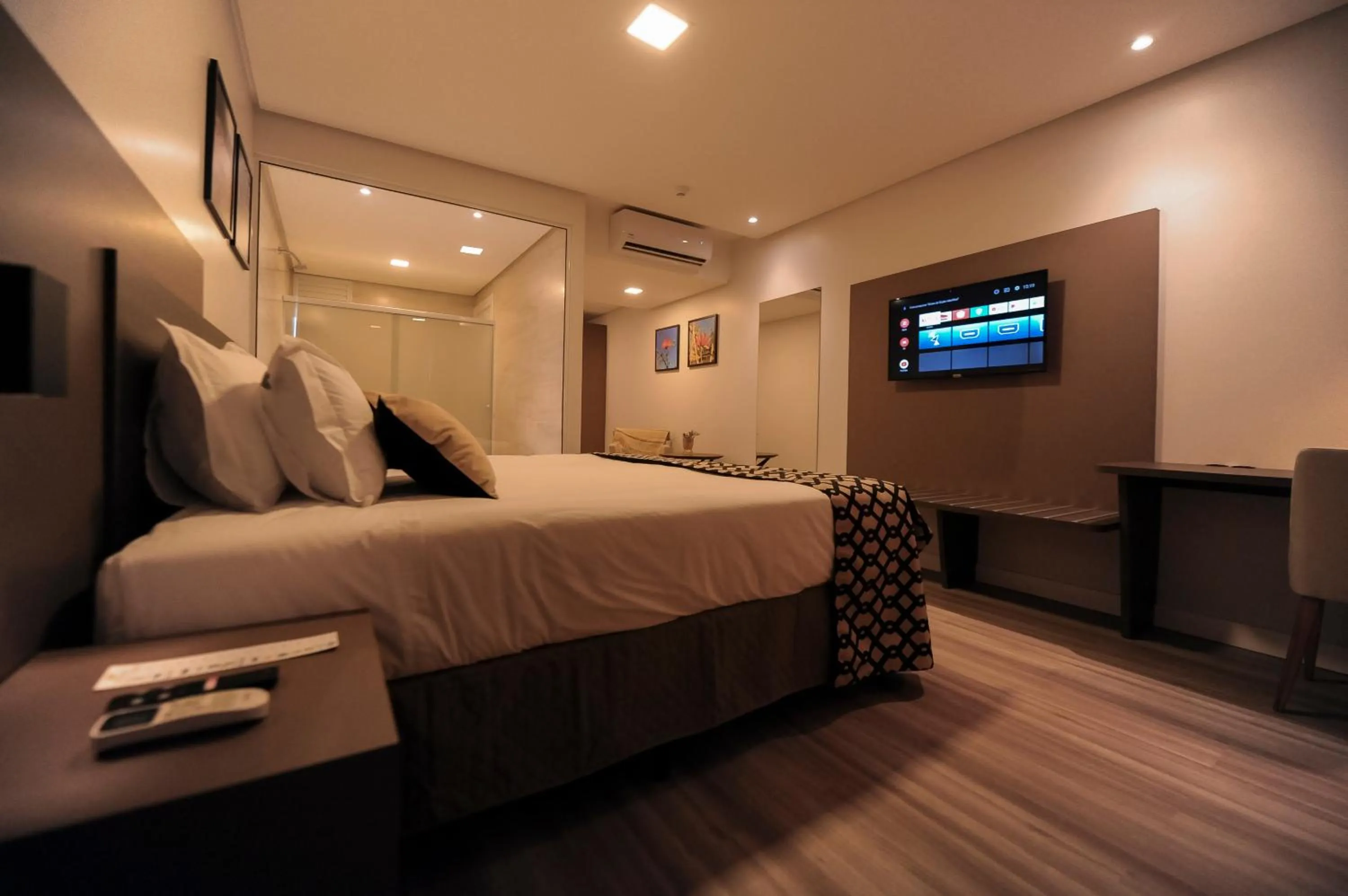 Bed in Figueiras Hotel & Eventos