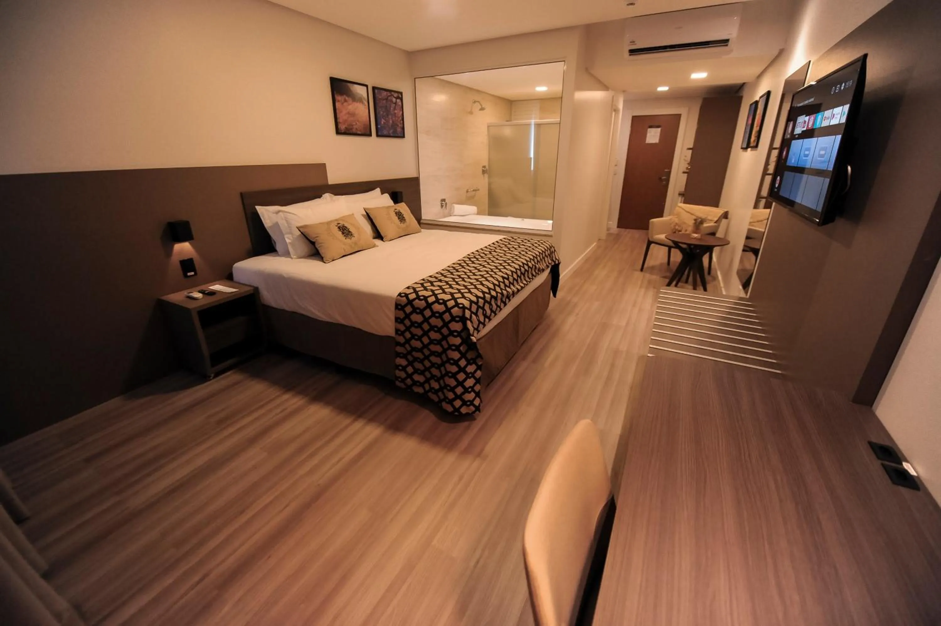 Bed in Figueiras Hotel & Eventos