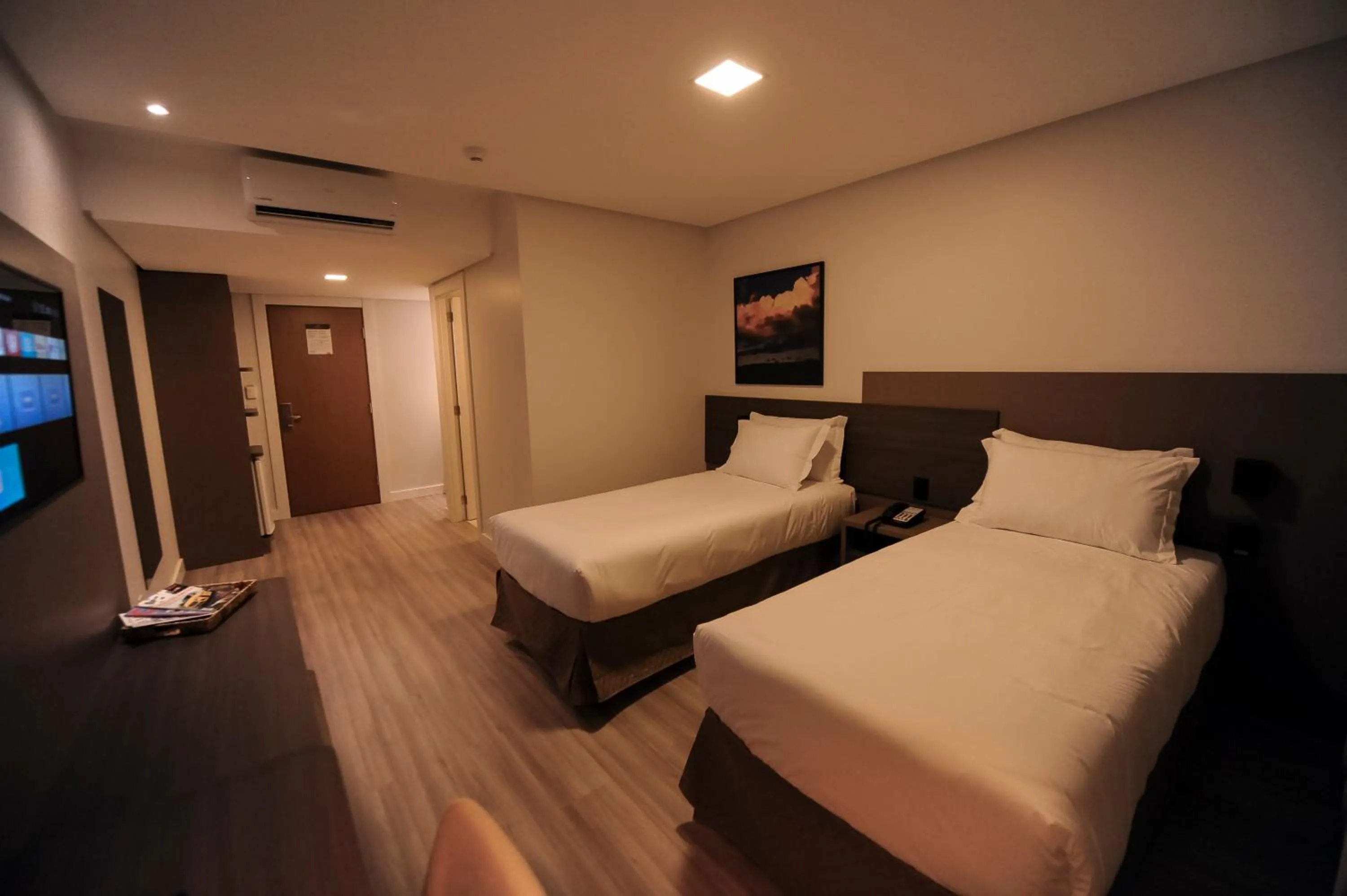 Bed in Figueiras Hotel & Eventos