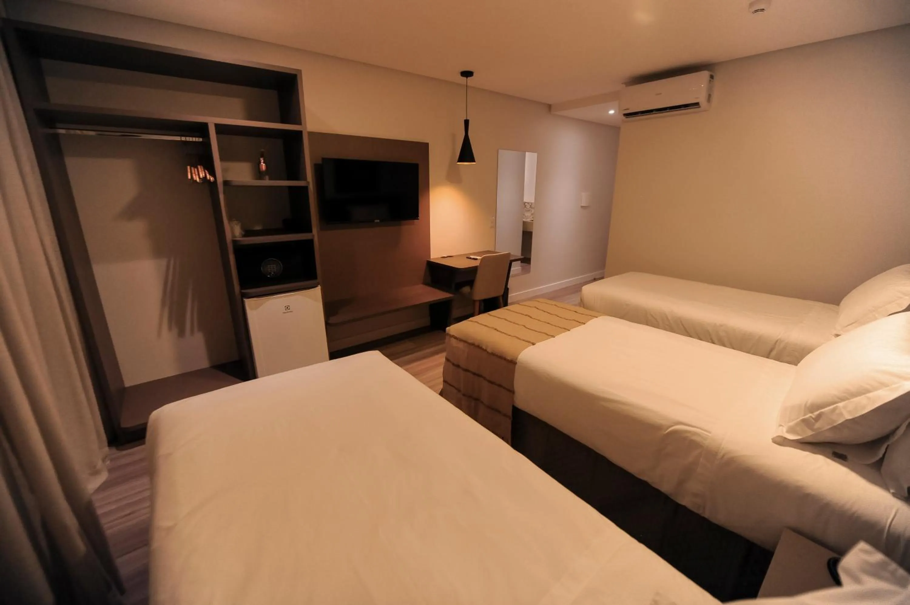 Bed in Figueiras Hotel & Eventos