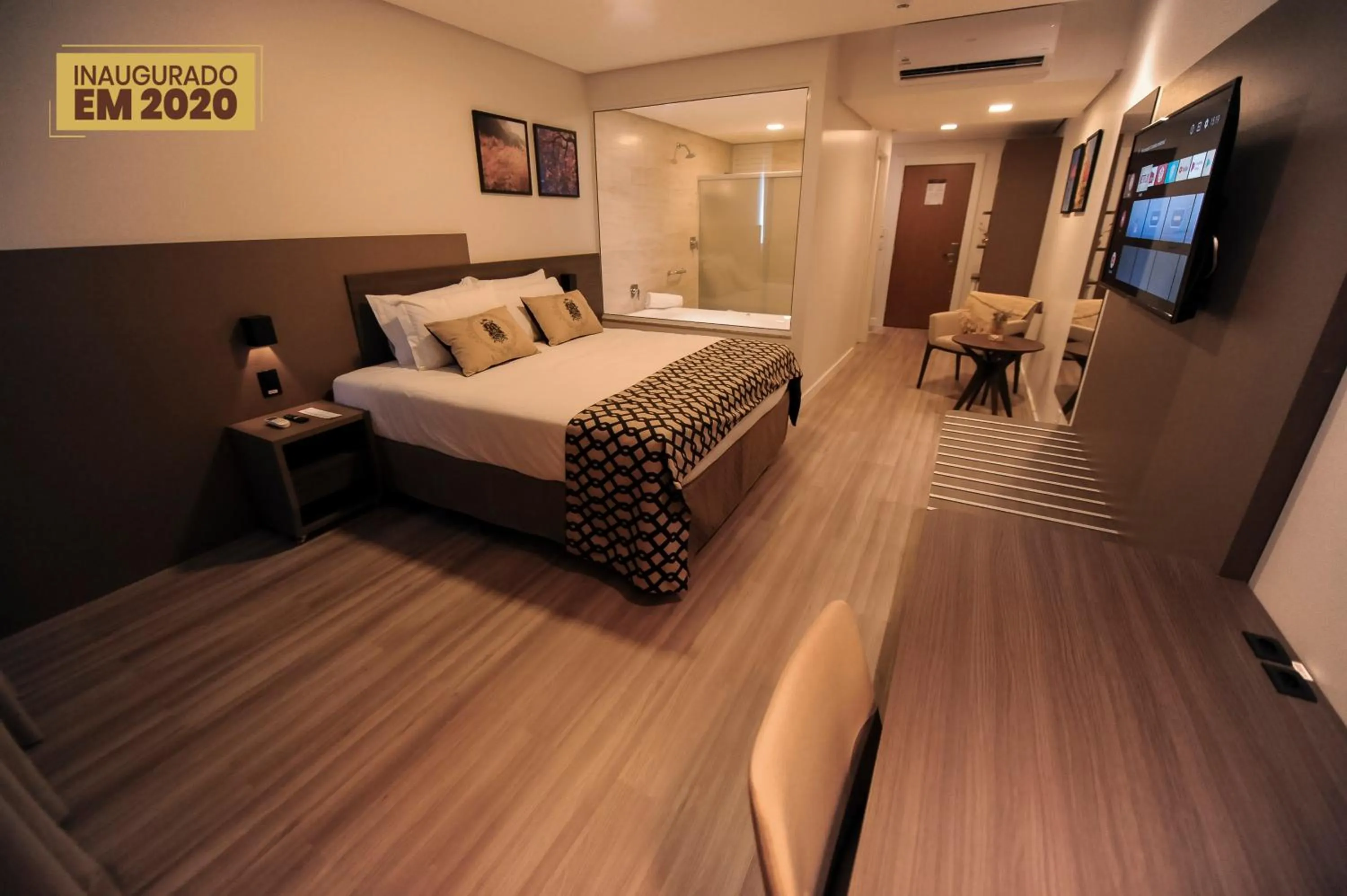 Bed in Figueiras Hotel & Eventos