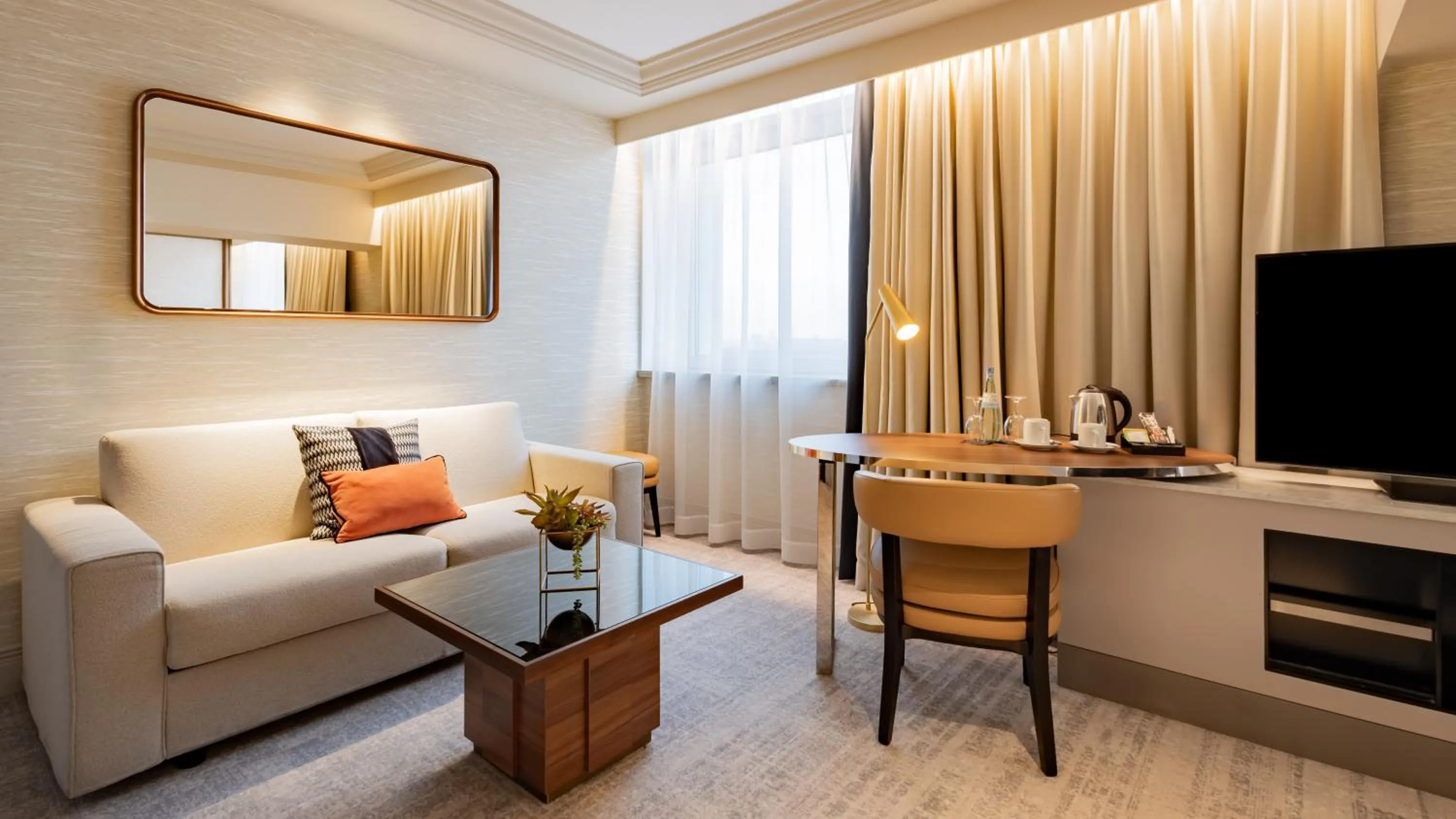 Living room in InterContinental Berlin by IHG
