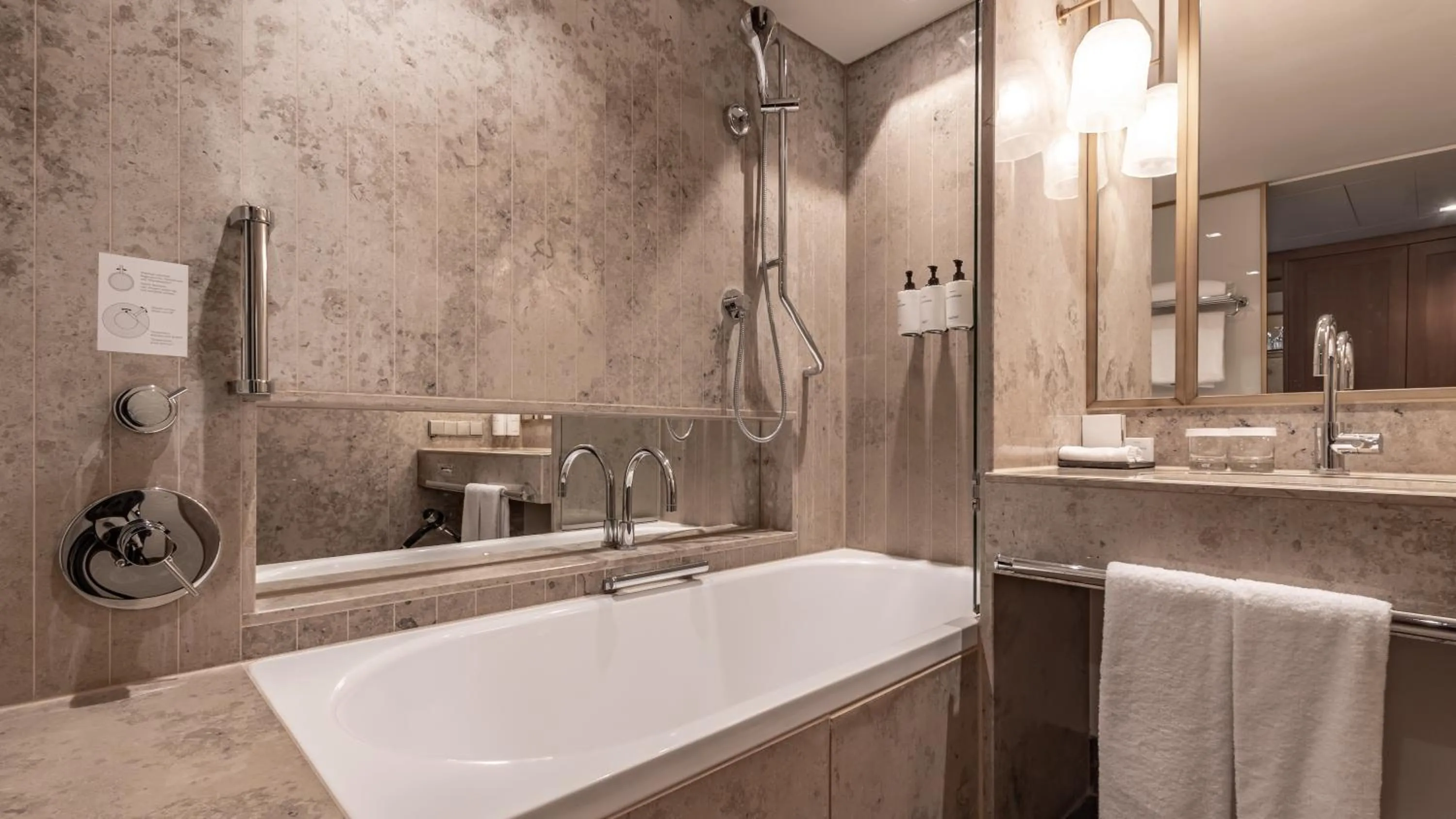 Bathroom in InterContinental Berlin by IHG