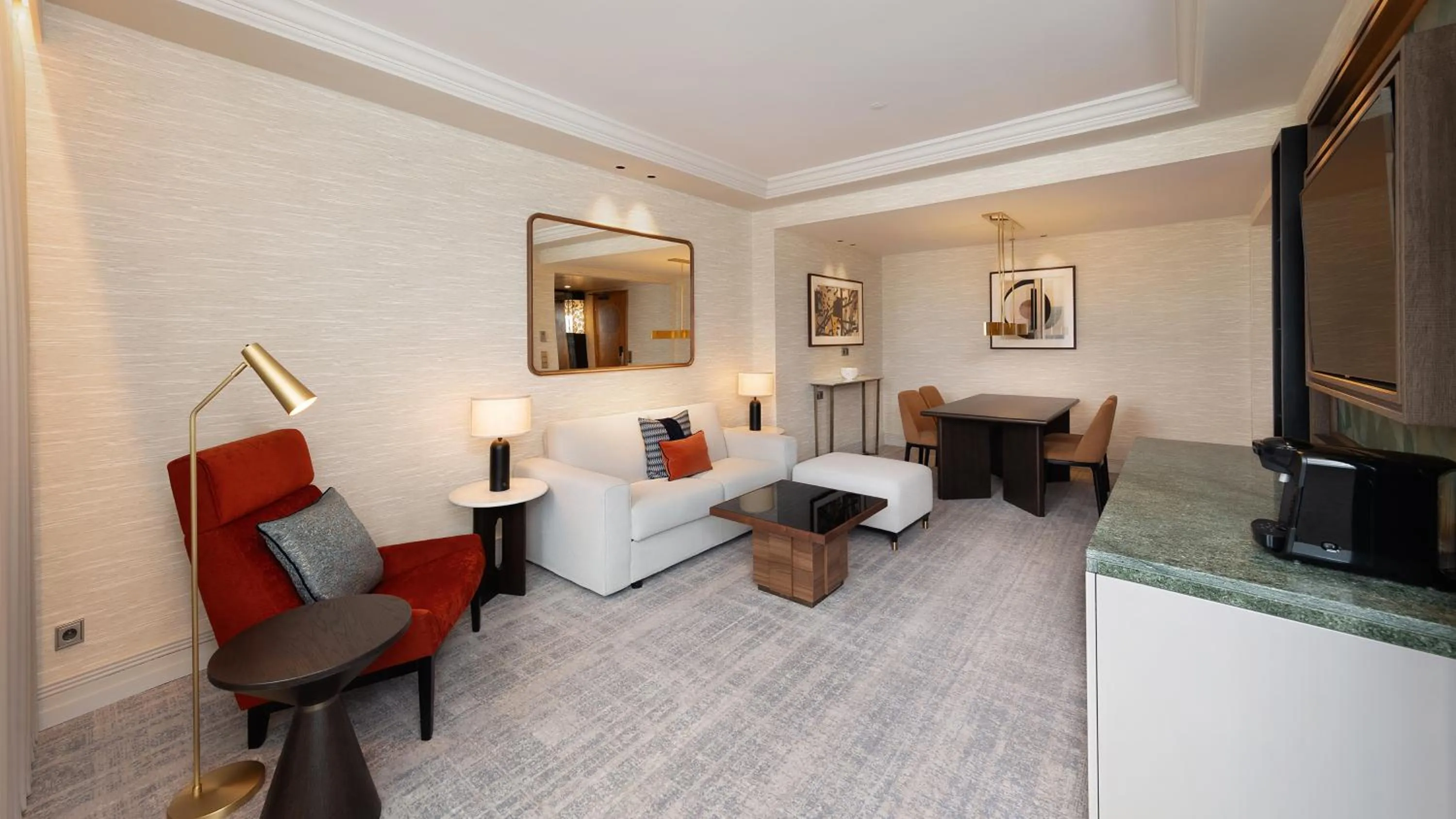 Living room in InterContinental Berlin by IHG