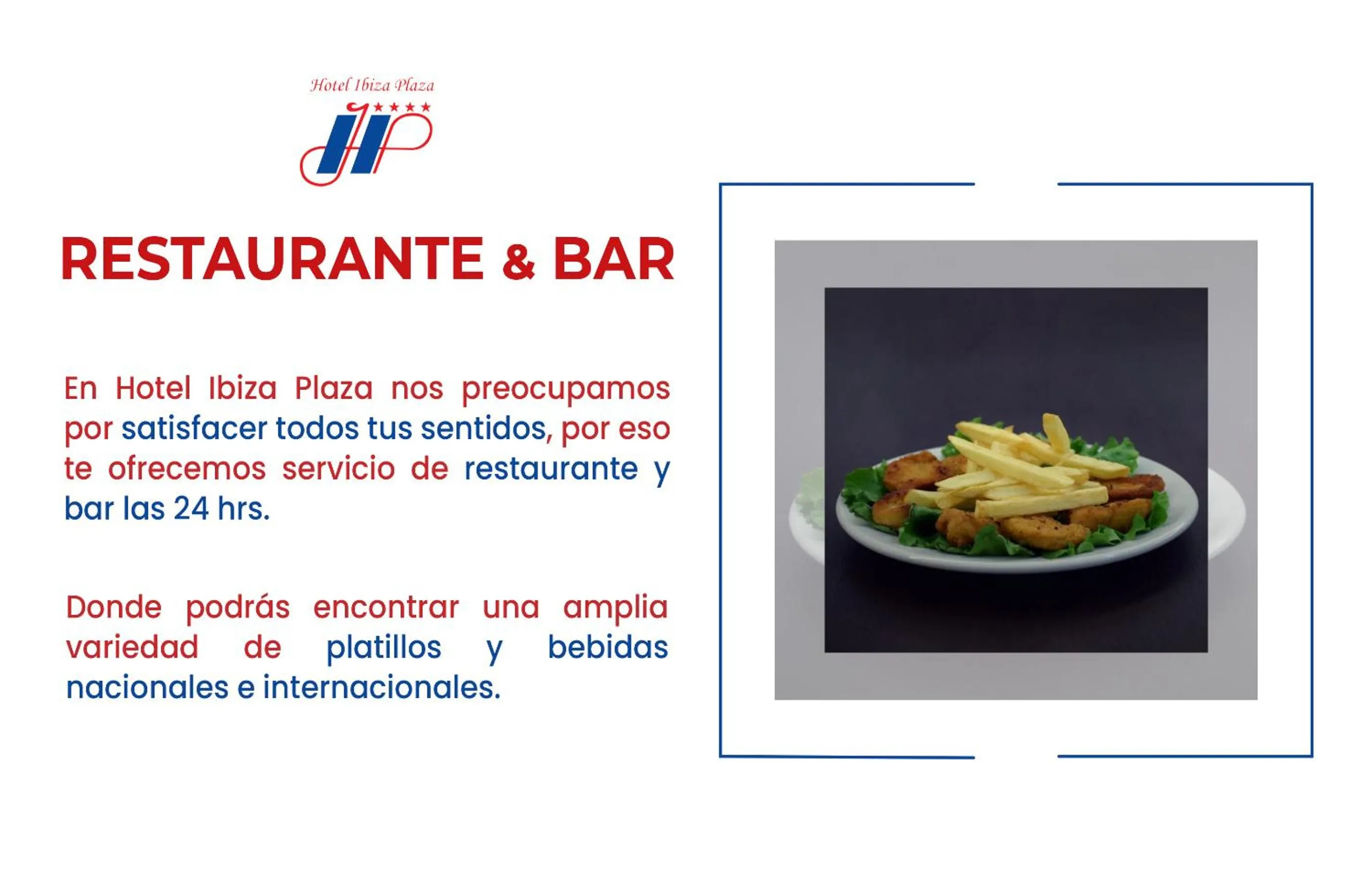 Restaurant/places to eat in Hotel Ibiza Plaza