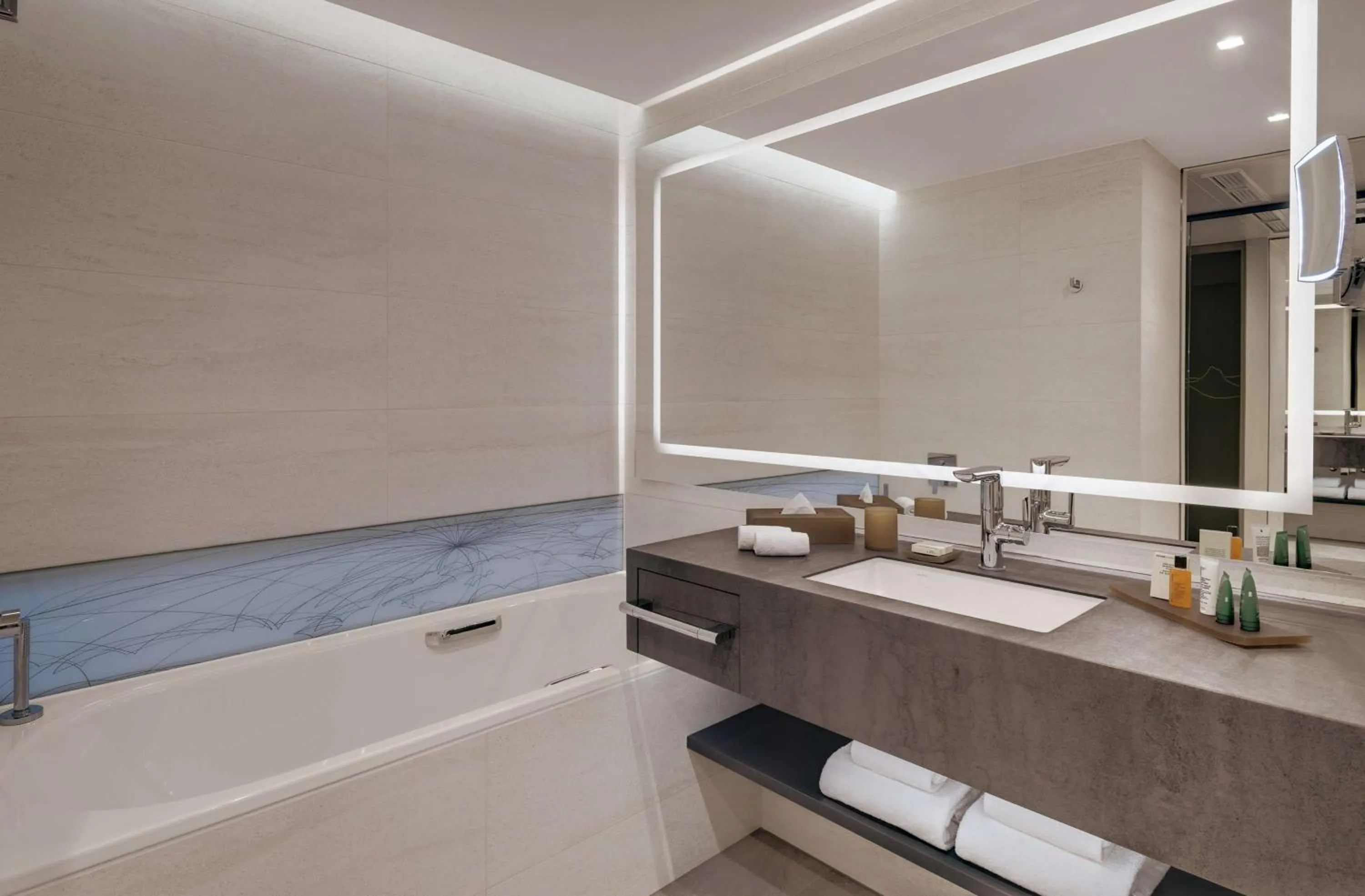 Bathroom in Hilton Munich Airport