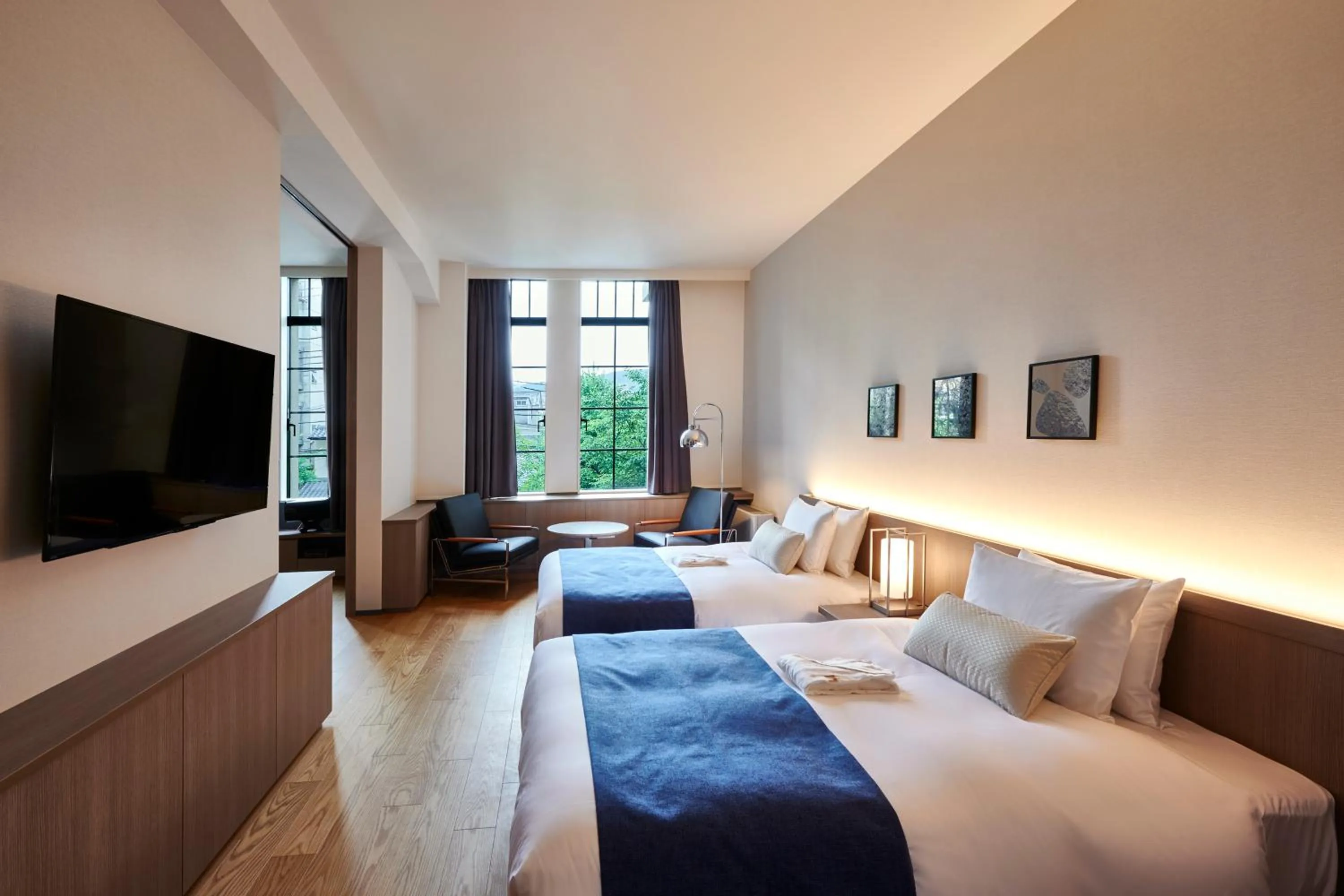 Photo of the whole room, Bed in The Gate Hotel Kyoto Takasegawa by Hulic