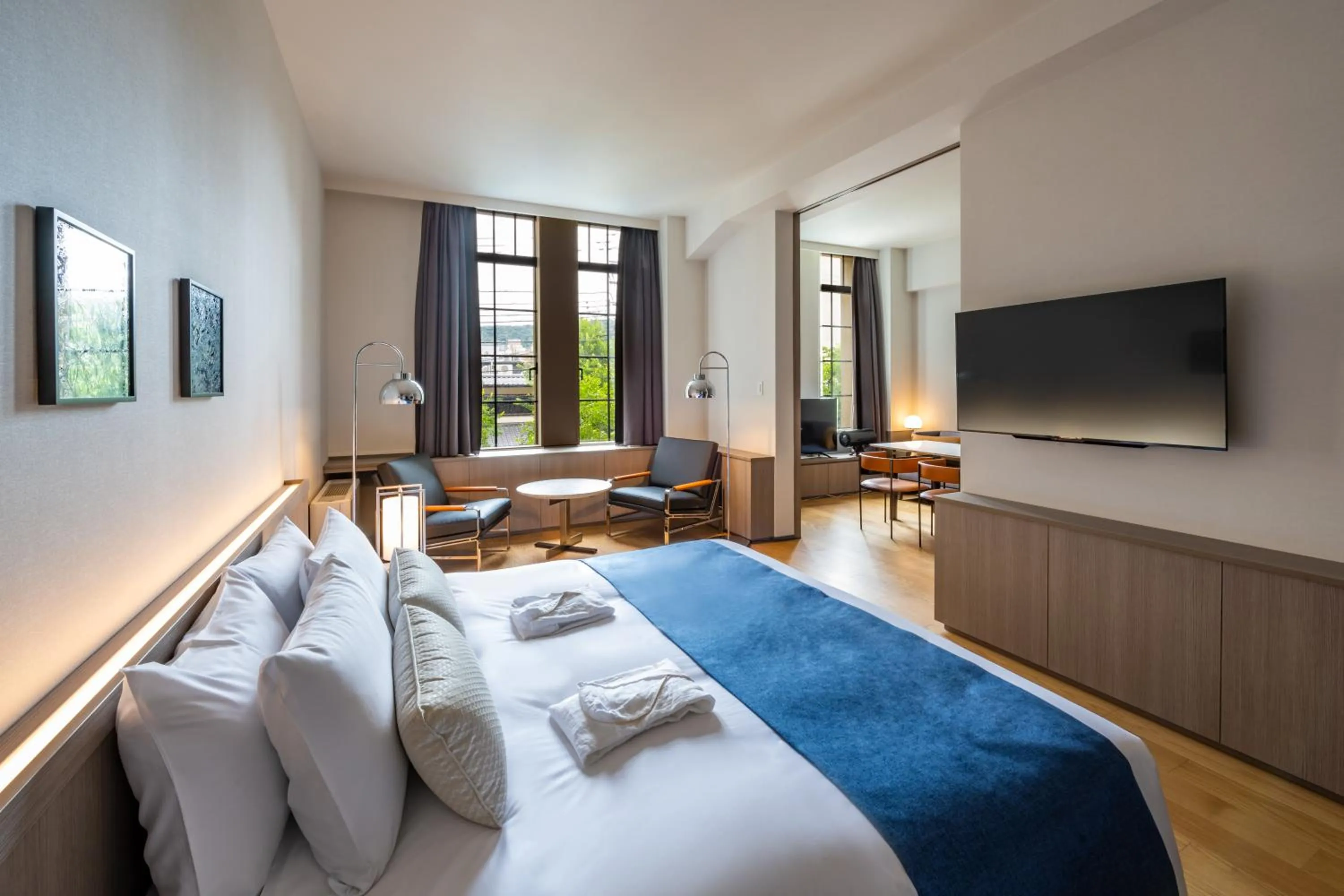 Photo of the whole room, Bed in The Gate Hotel Kyoto Takasegawa by Hulic