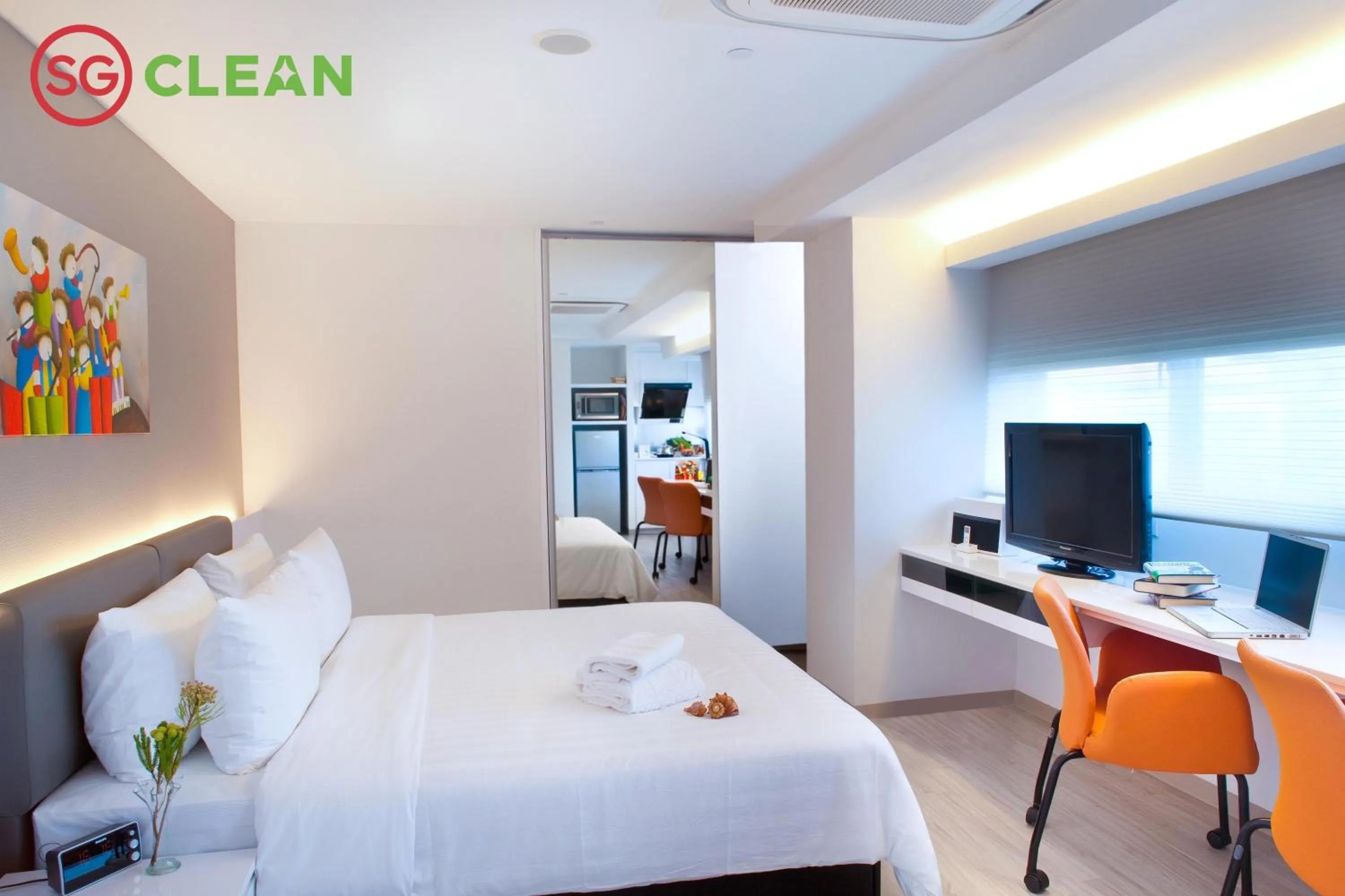 Bed in Wilby Central Serviced Apartments