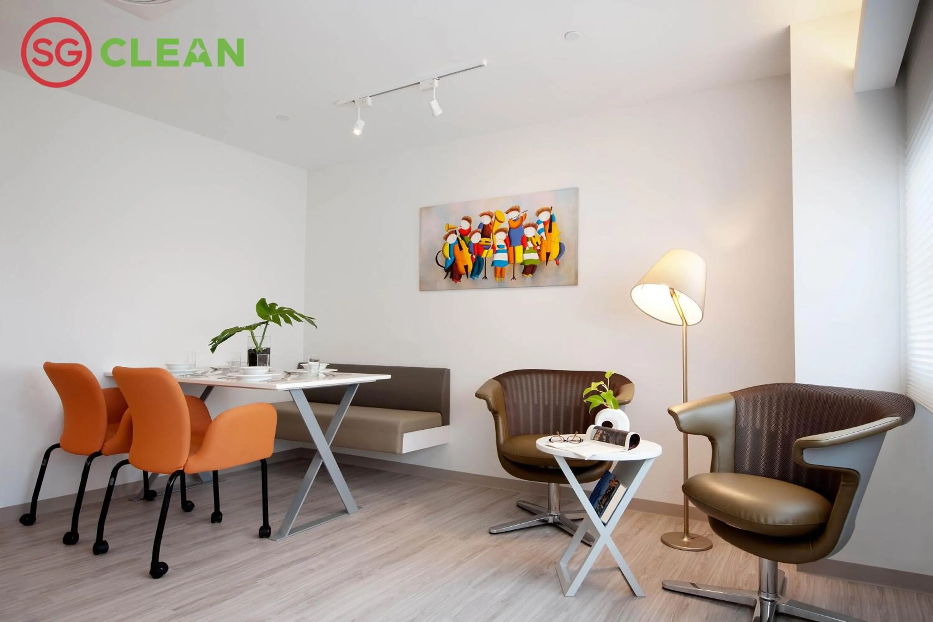 Living room in Wilby Central Serviced Apartments