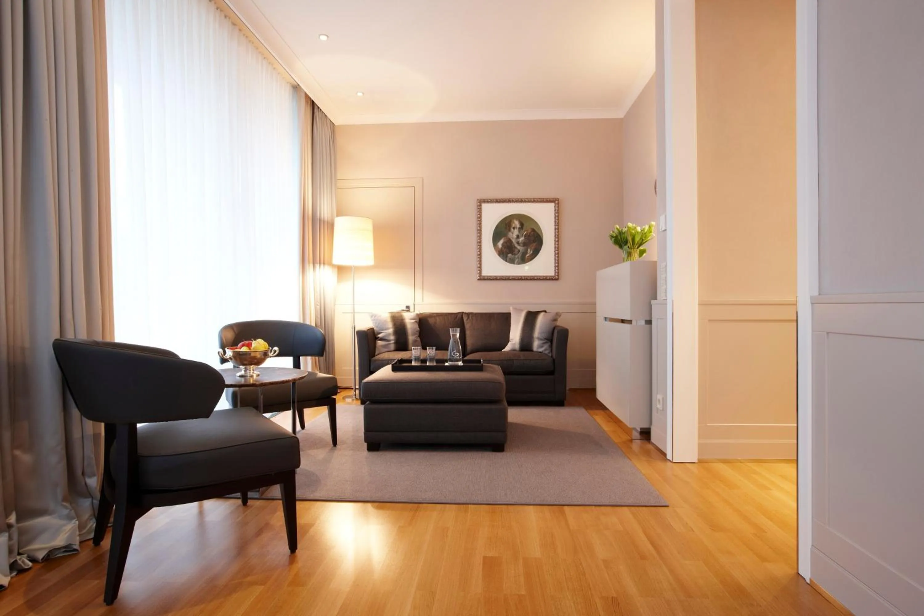 Seating area in Romantik Hotel Das Lindner