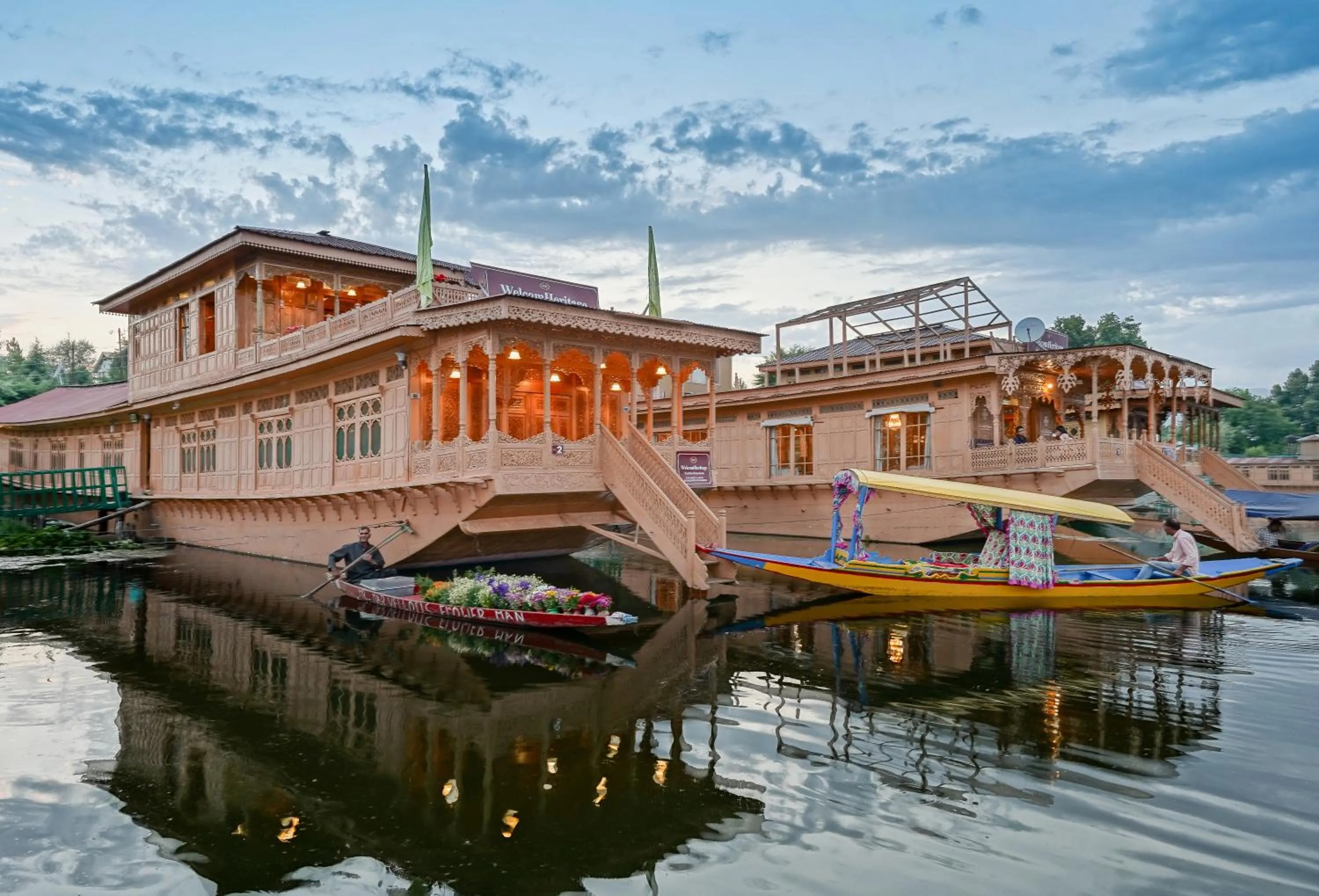 Property building in WelcomHeritage Gurkha Houseboats