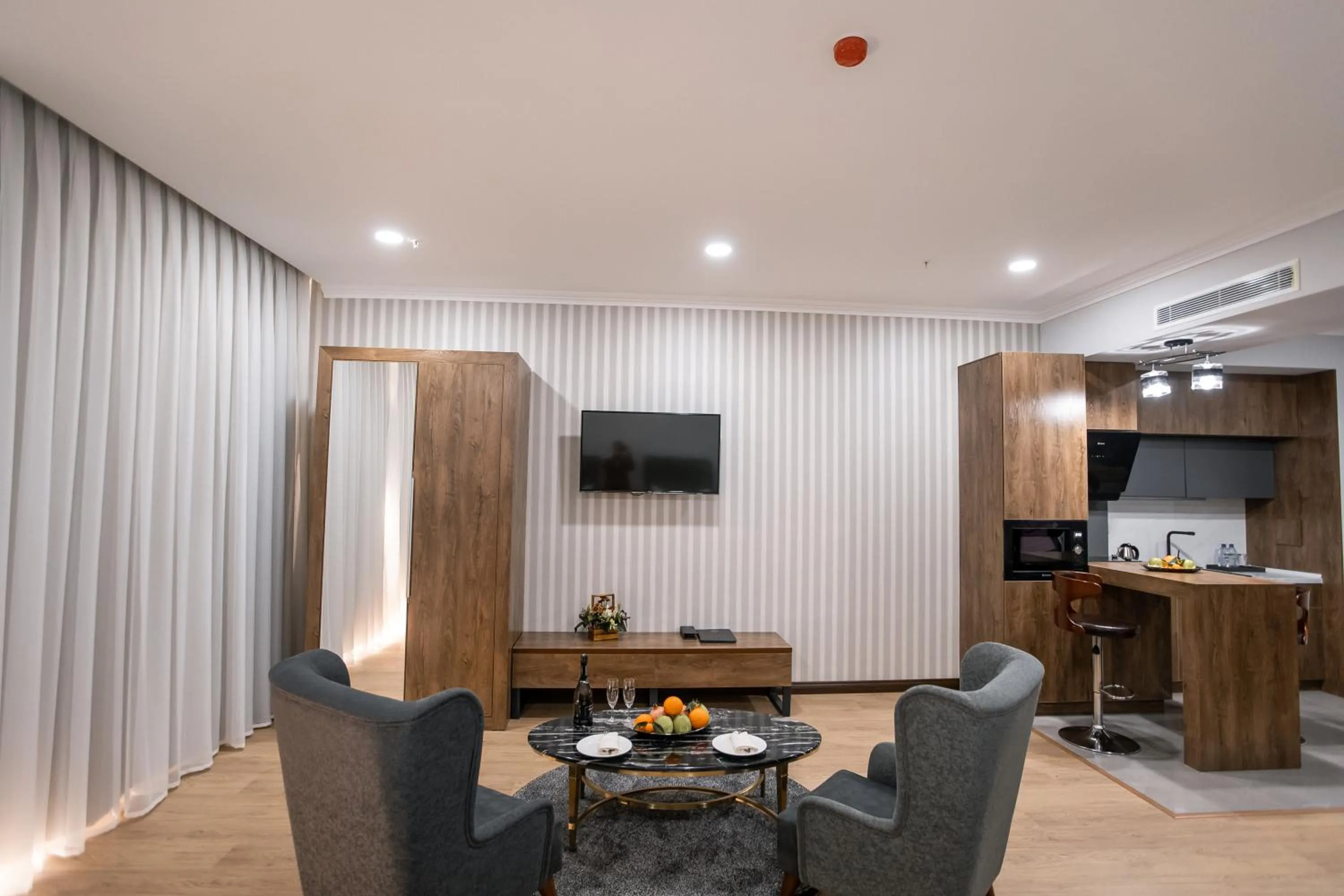 Living room in Krokus Plaza