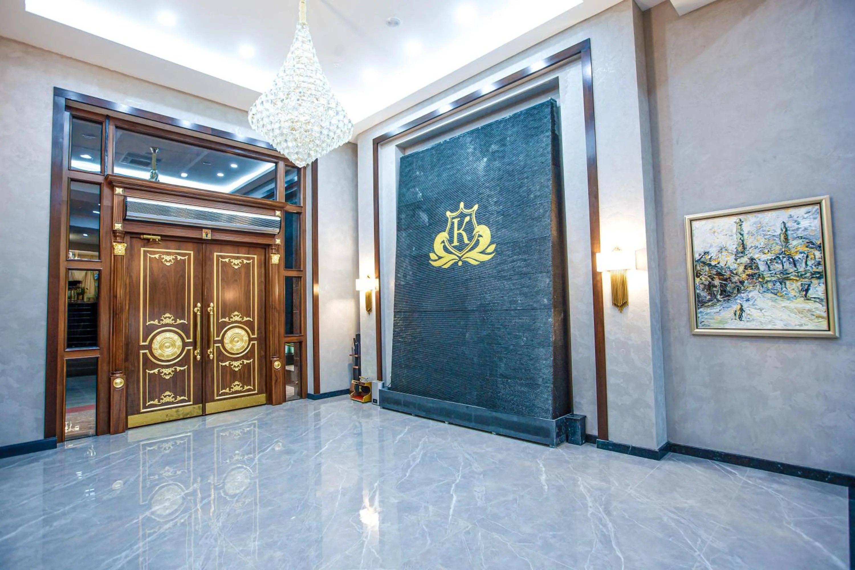 Facade/entrance in Krokus Plaza