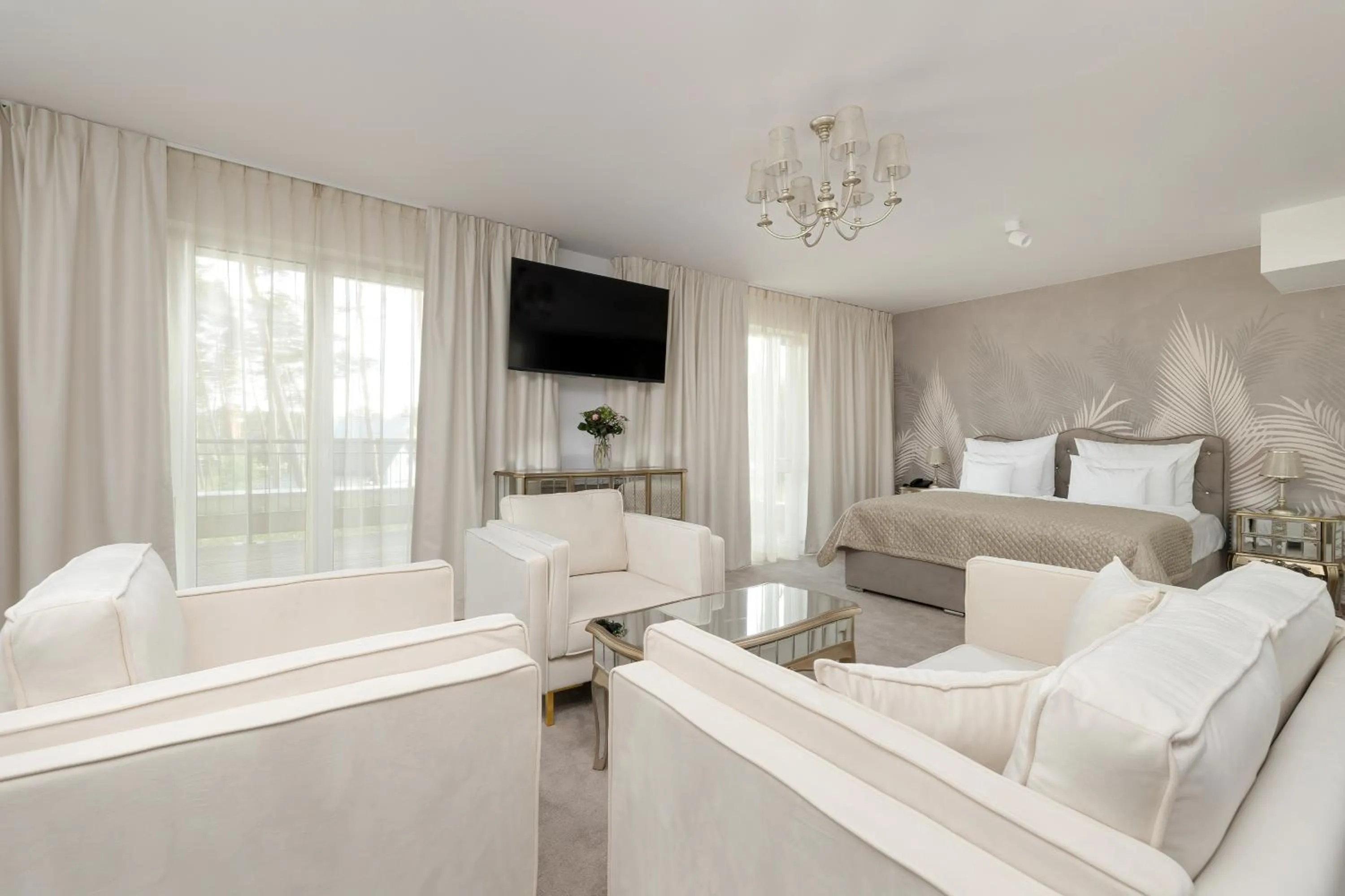 Seating area, Bed in Juvena Hotel Wellness & SPA Adults Only 12 plus