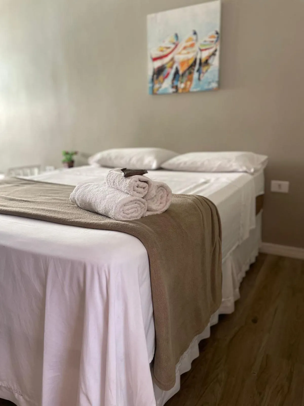 Bed in Pousada Chilli Brasil