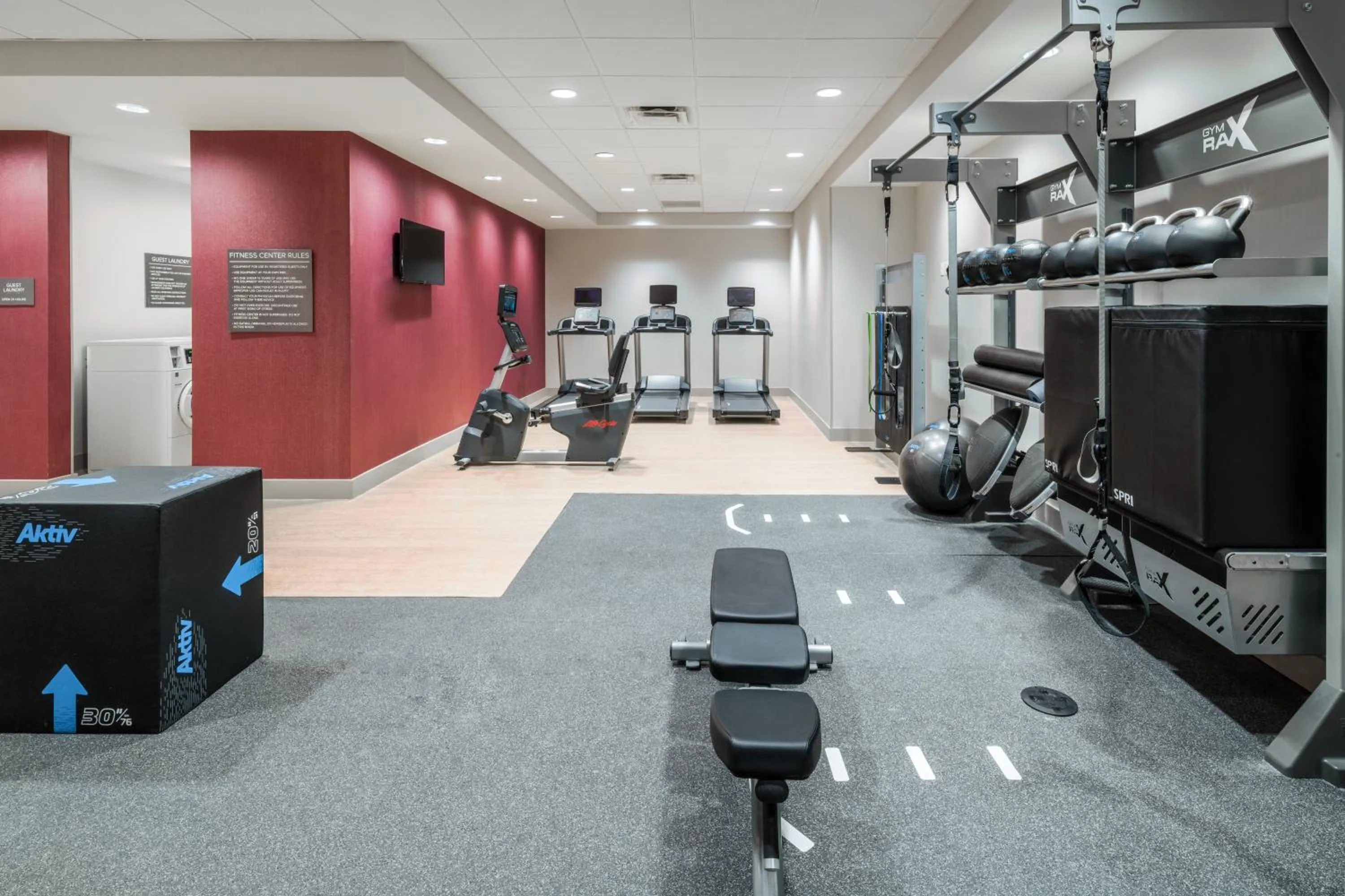 Fitness centre/facilities in Hilton Garden Inn Brunswick