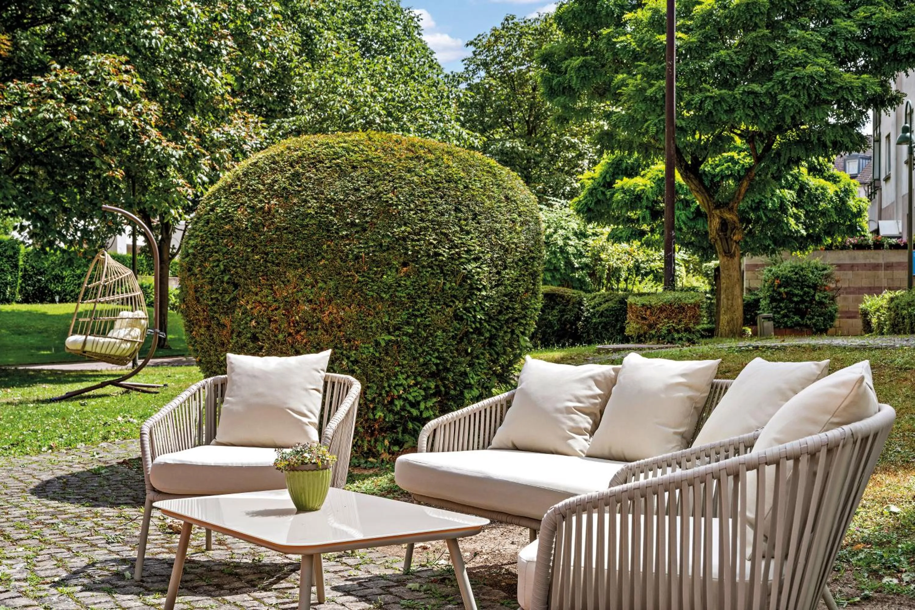 Balcony/Terrace in Leonardo Hotel Mainz