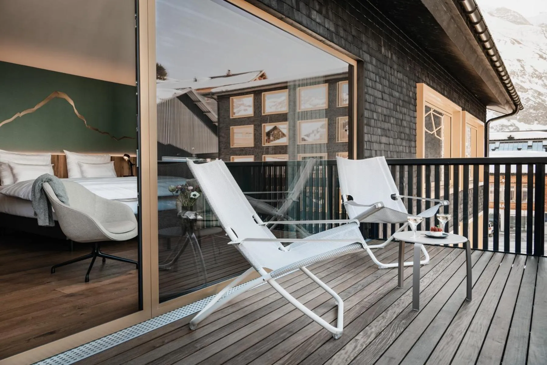 Balcony/Terrace in Berghotel Biberkopf