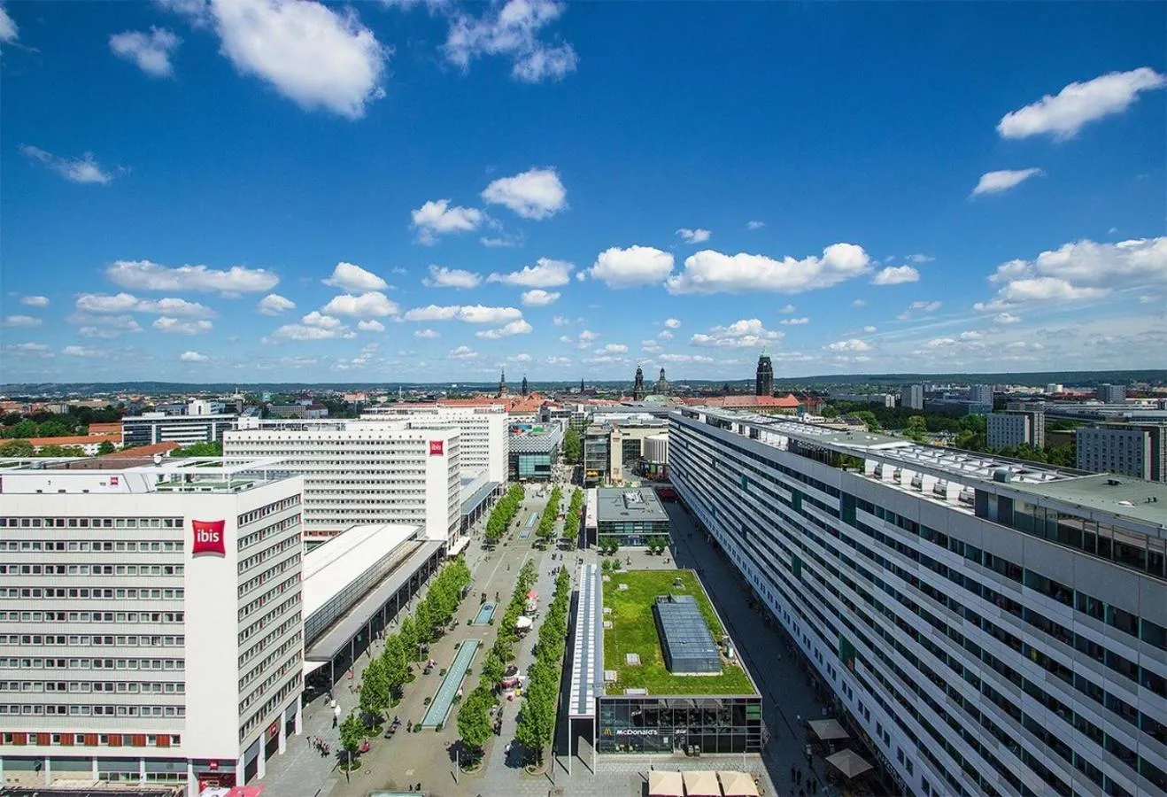 Bird's eye view in ibis Dresden Zentrum