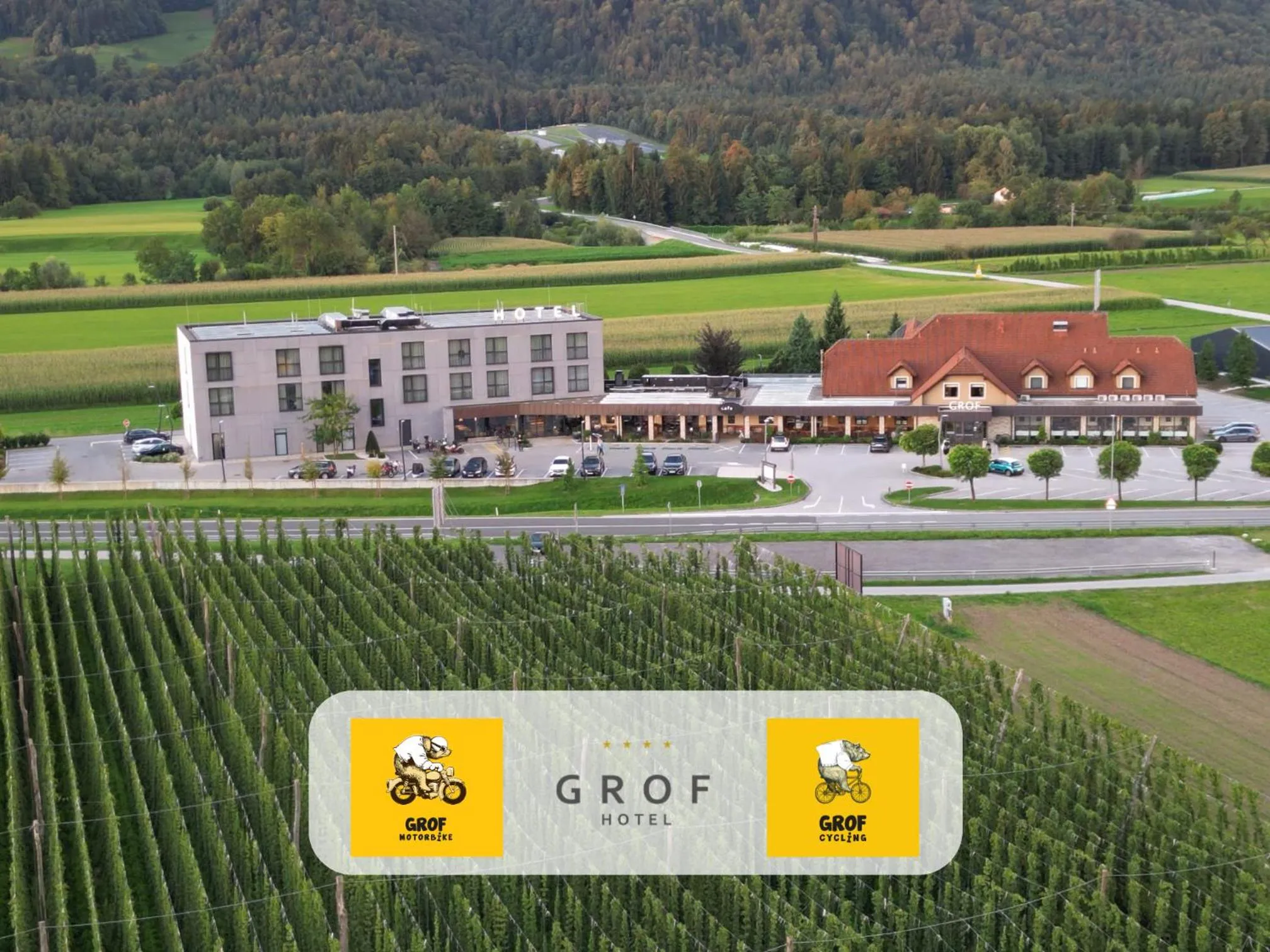 Property building in Hotel Grof