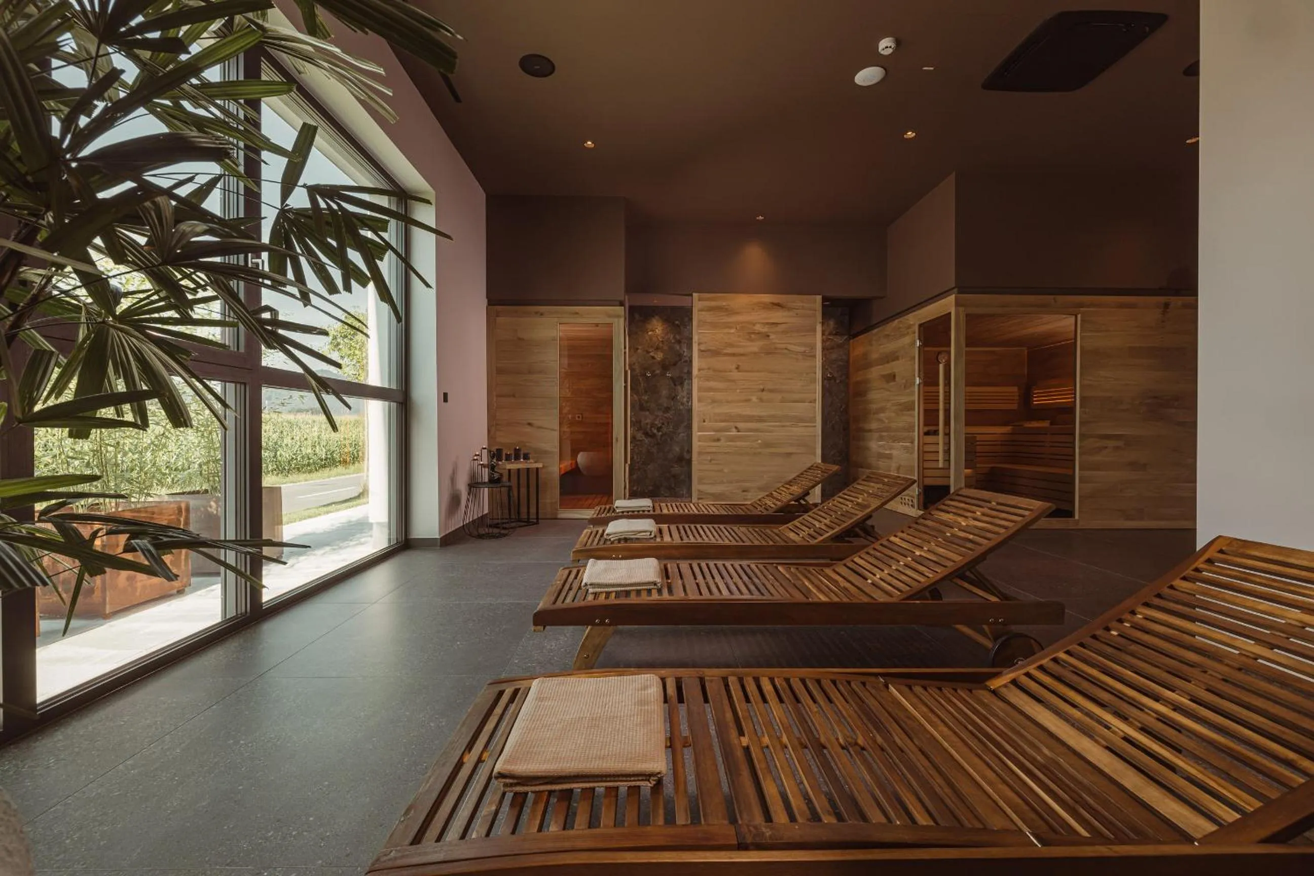 Sauna in Hotel Grof