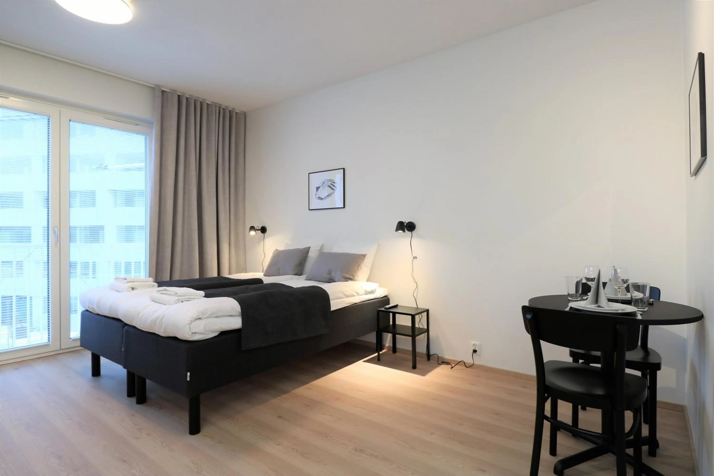 Bed in Forenom Aparthotel Tampere Kaleva