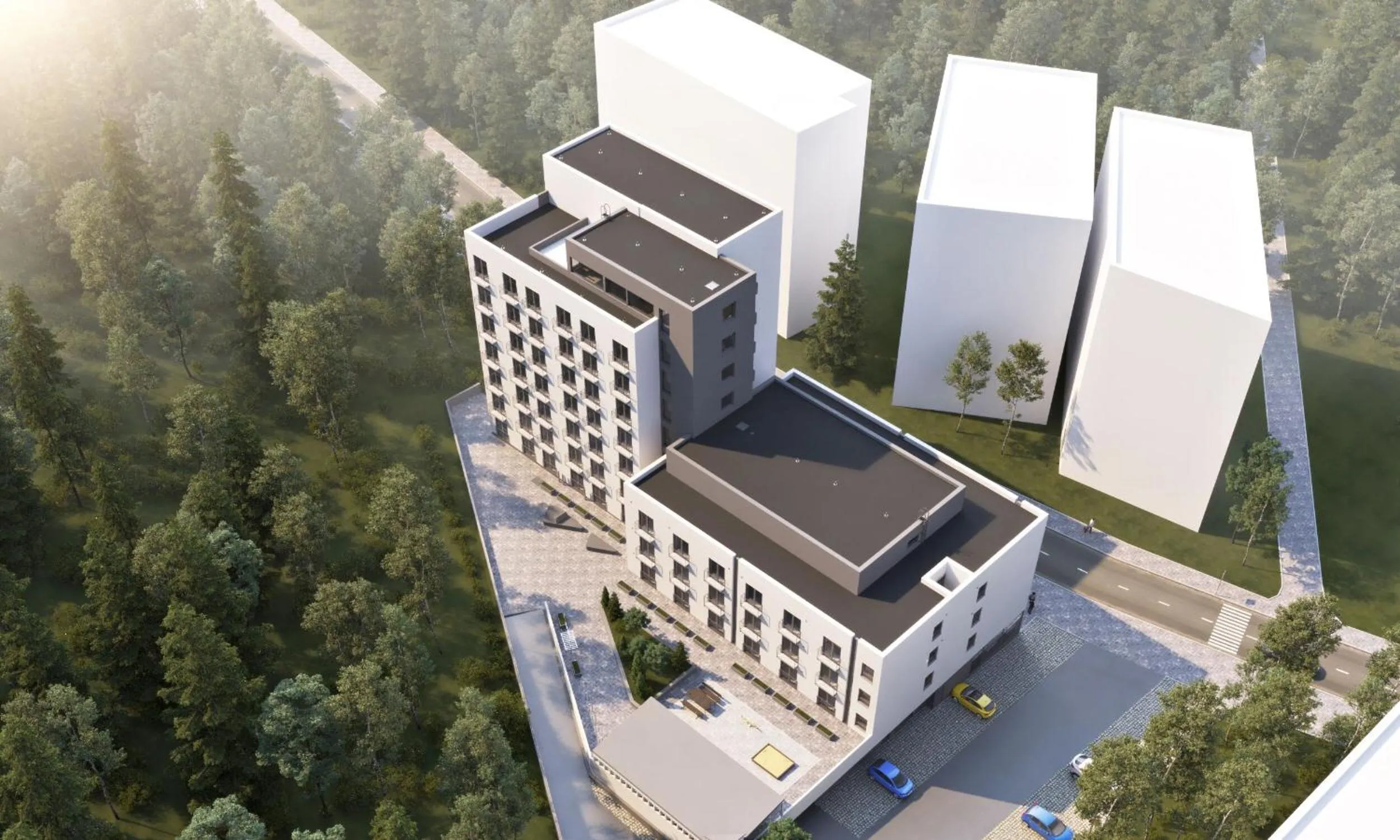 Bird's eye view in Forenom Aparthotel Tampere Kaleva