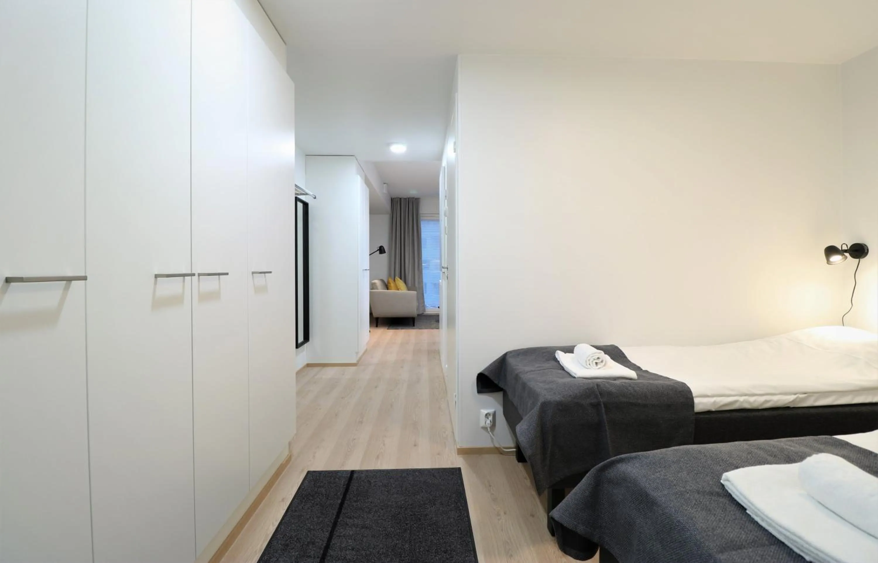 Bed in Forenom Aparthotel Tampere Kaleva