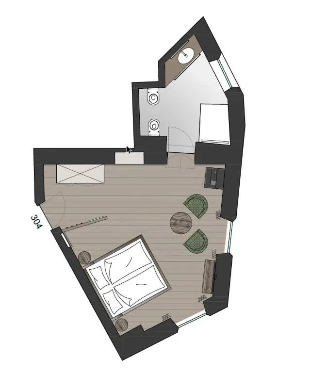 Floor plan in Ansitz am Eck by Hotel Pernhof