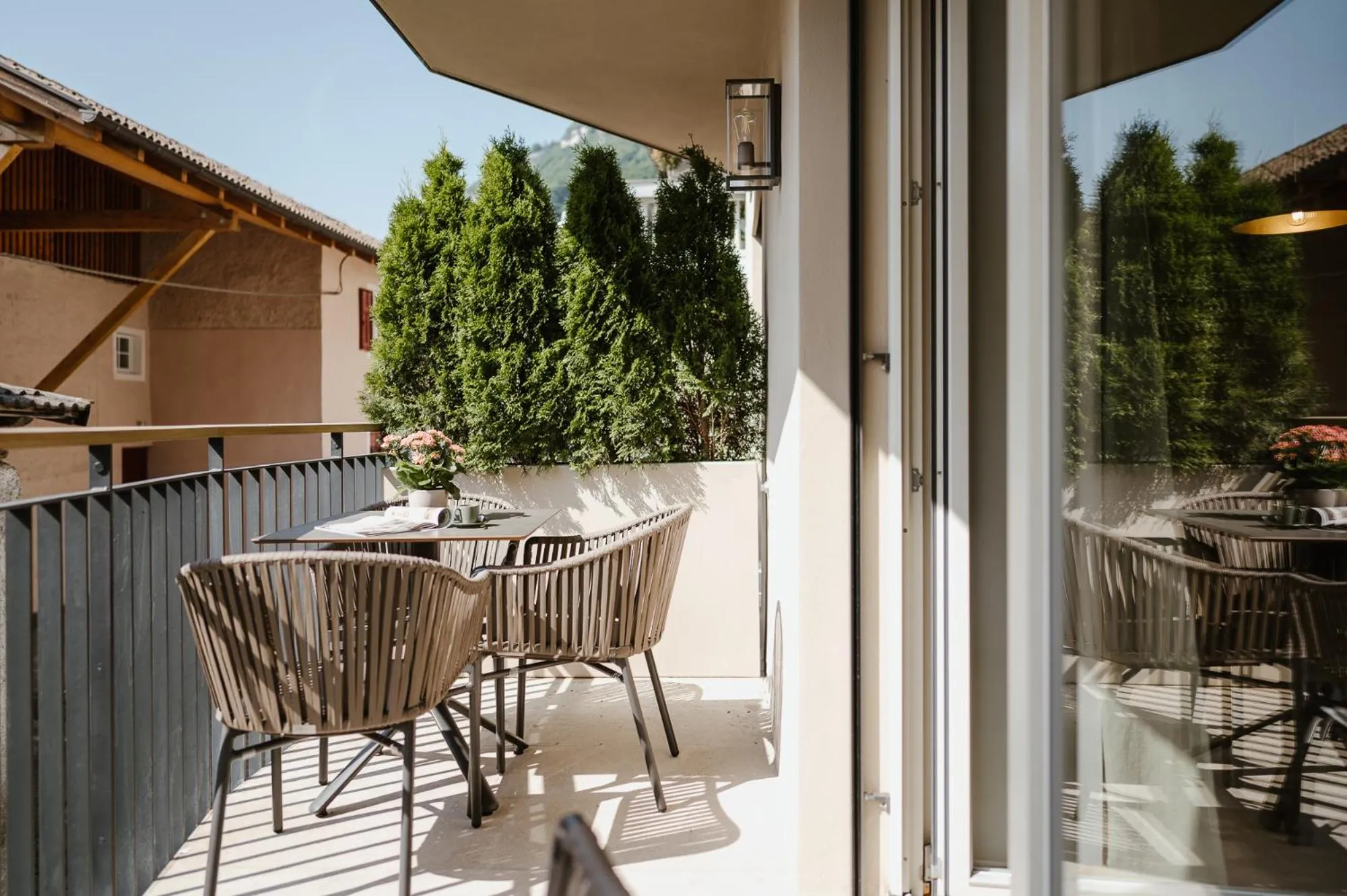 Balcony/Terrace in Ansitz am Eck by Hotel Pernhof