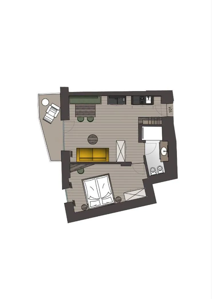 Floor plan in Ansitz am Eck by Hotel Pernhof