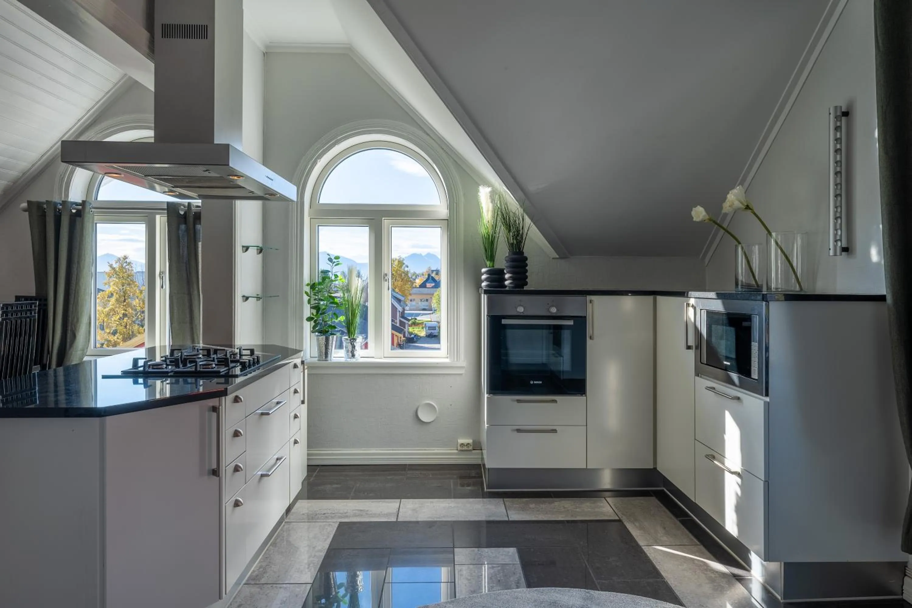 Kitchen or kitchenette in Enter Tromsø - Exclusive Apartments