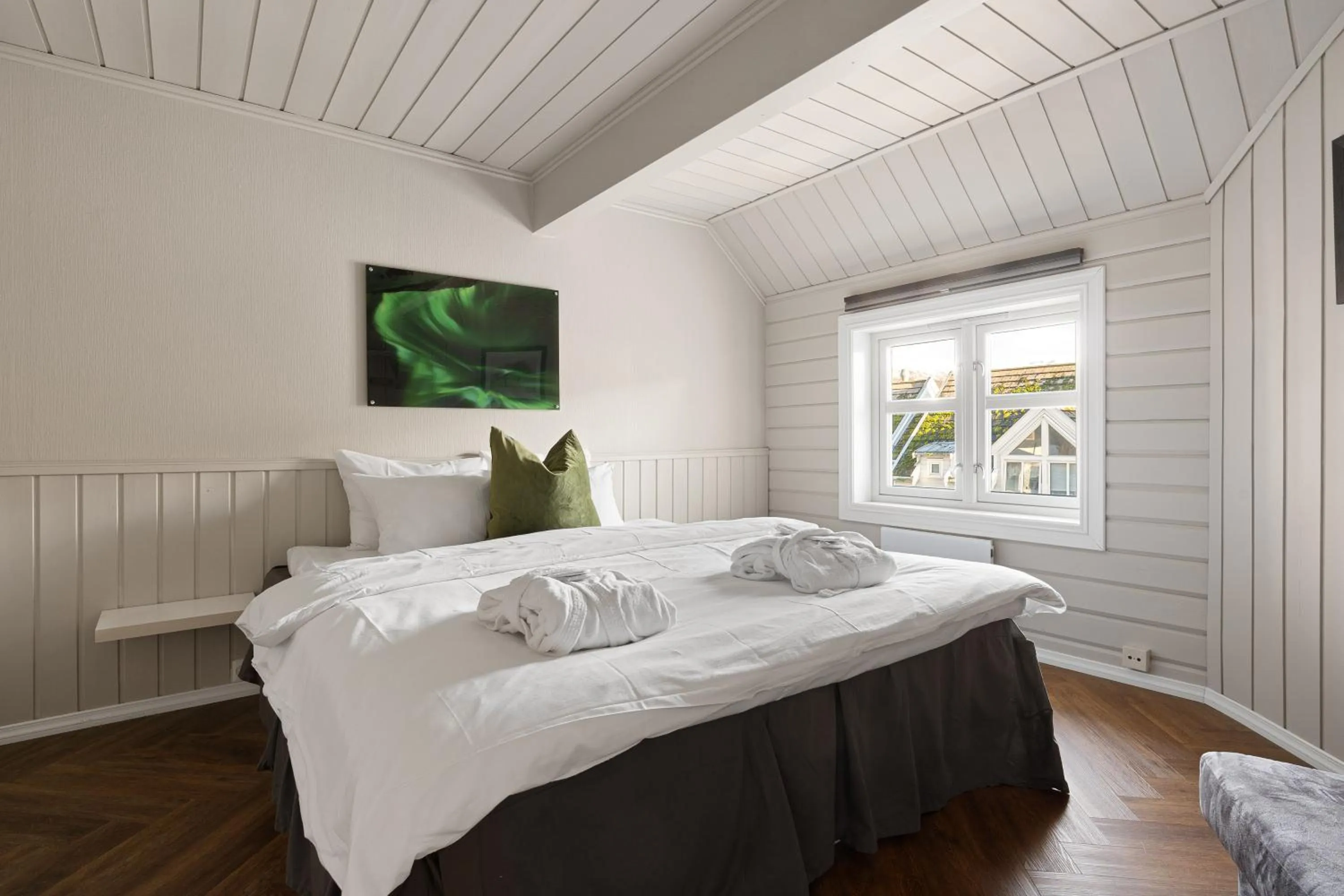 Bed in Enter Tromsø - Exclusive Apartments