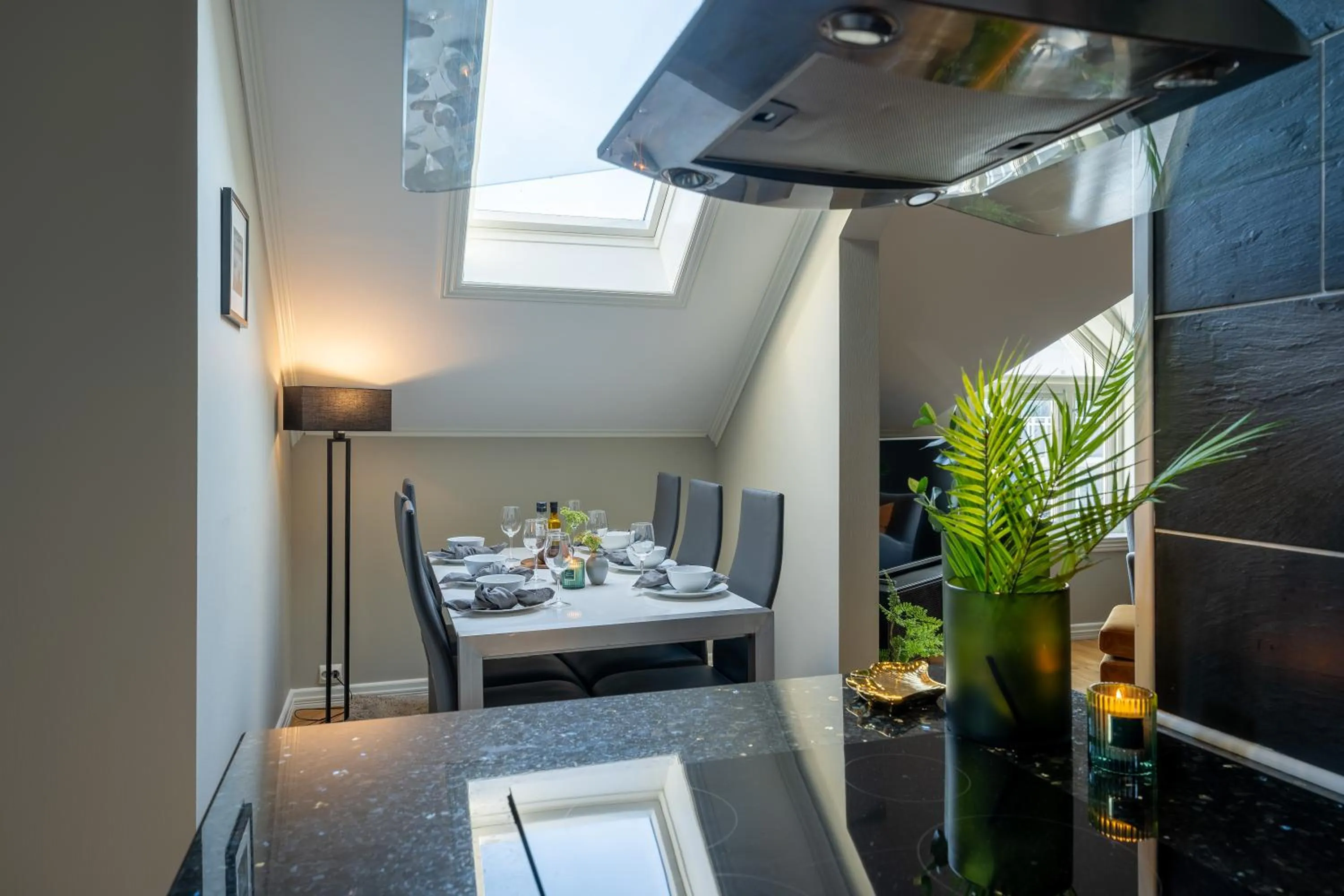 Kitchen or kitchenette in Enter Tromsø - Exclusive Apartments