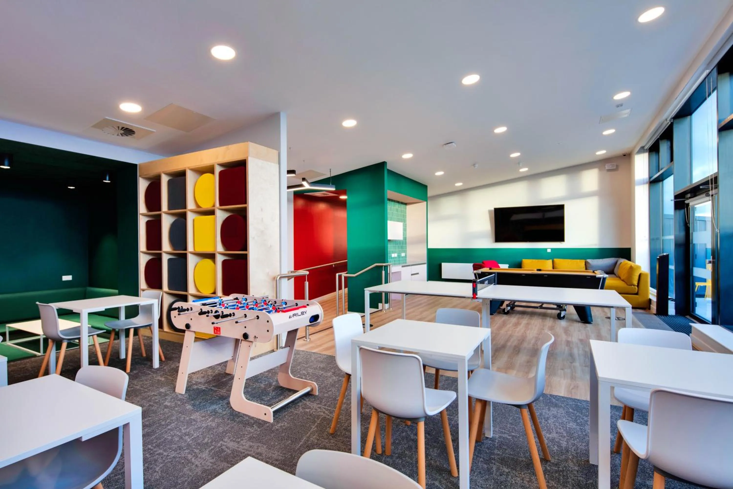 Communal lounge/ TV room in Highfield House