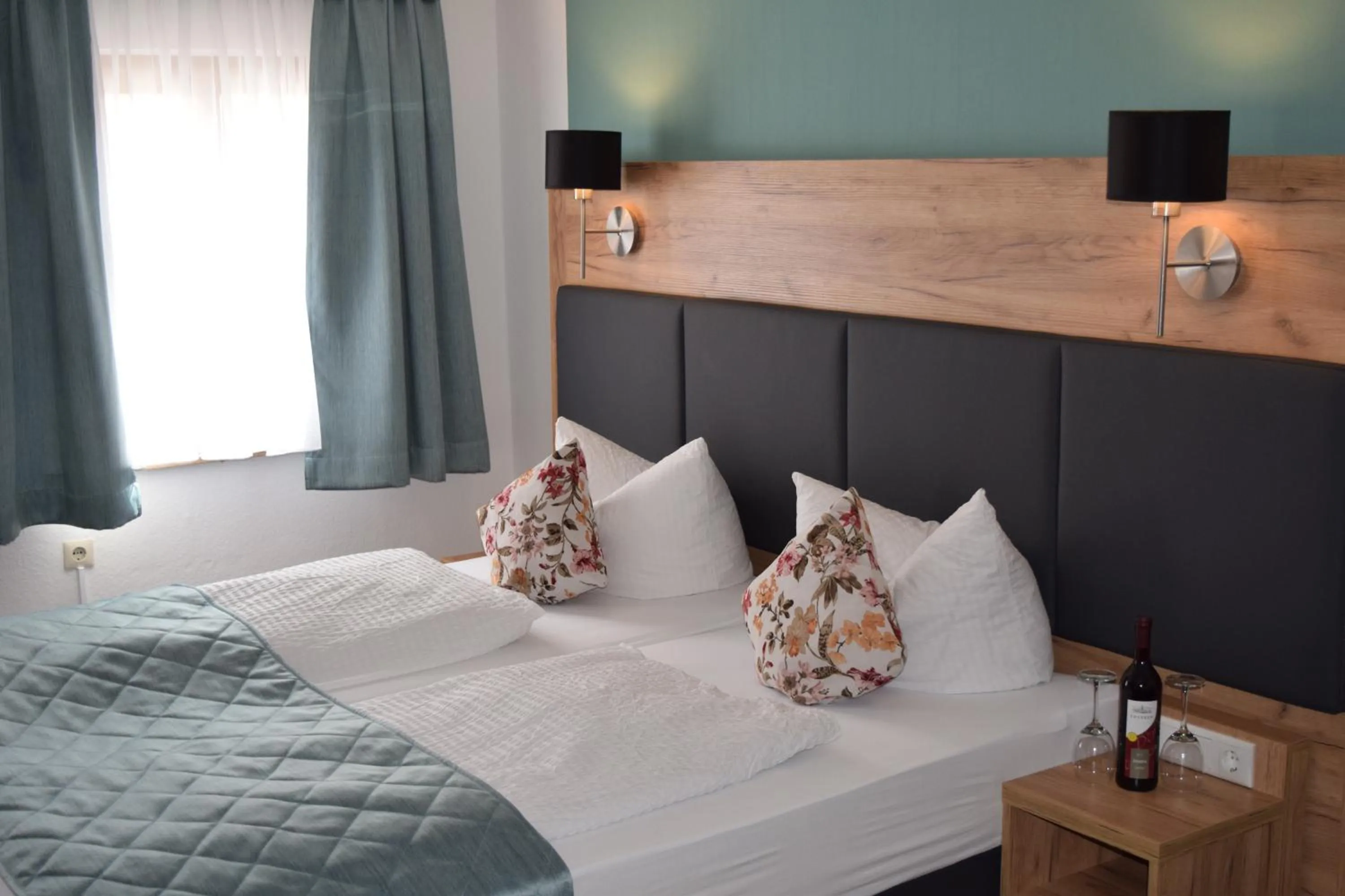 Decorative detail, Bed in Hotel Am Siebersturm