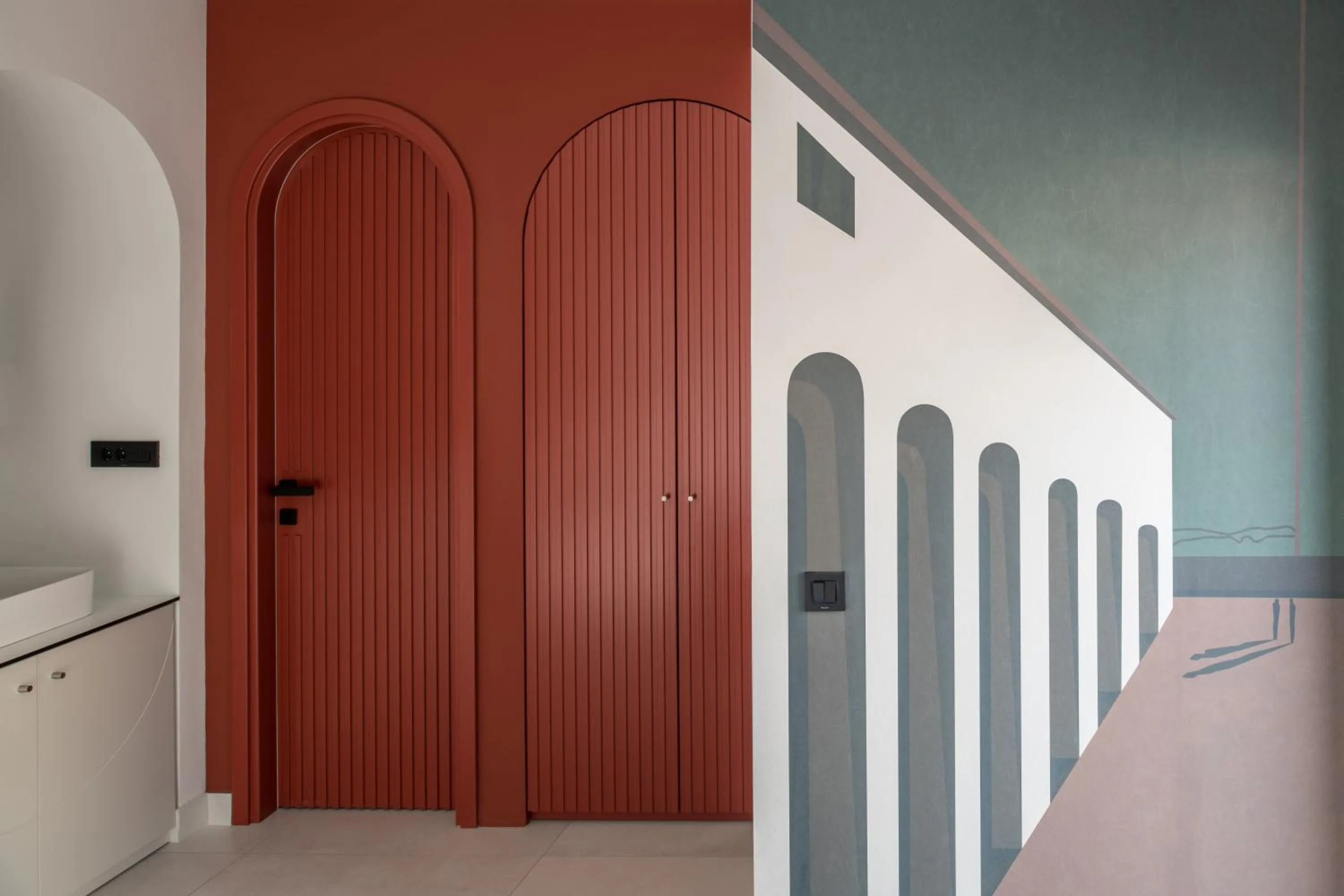 Facade/entrance in Domus Ariadne