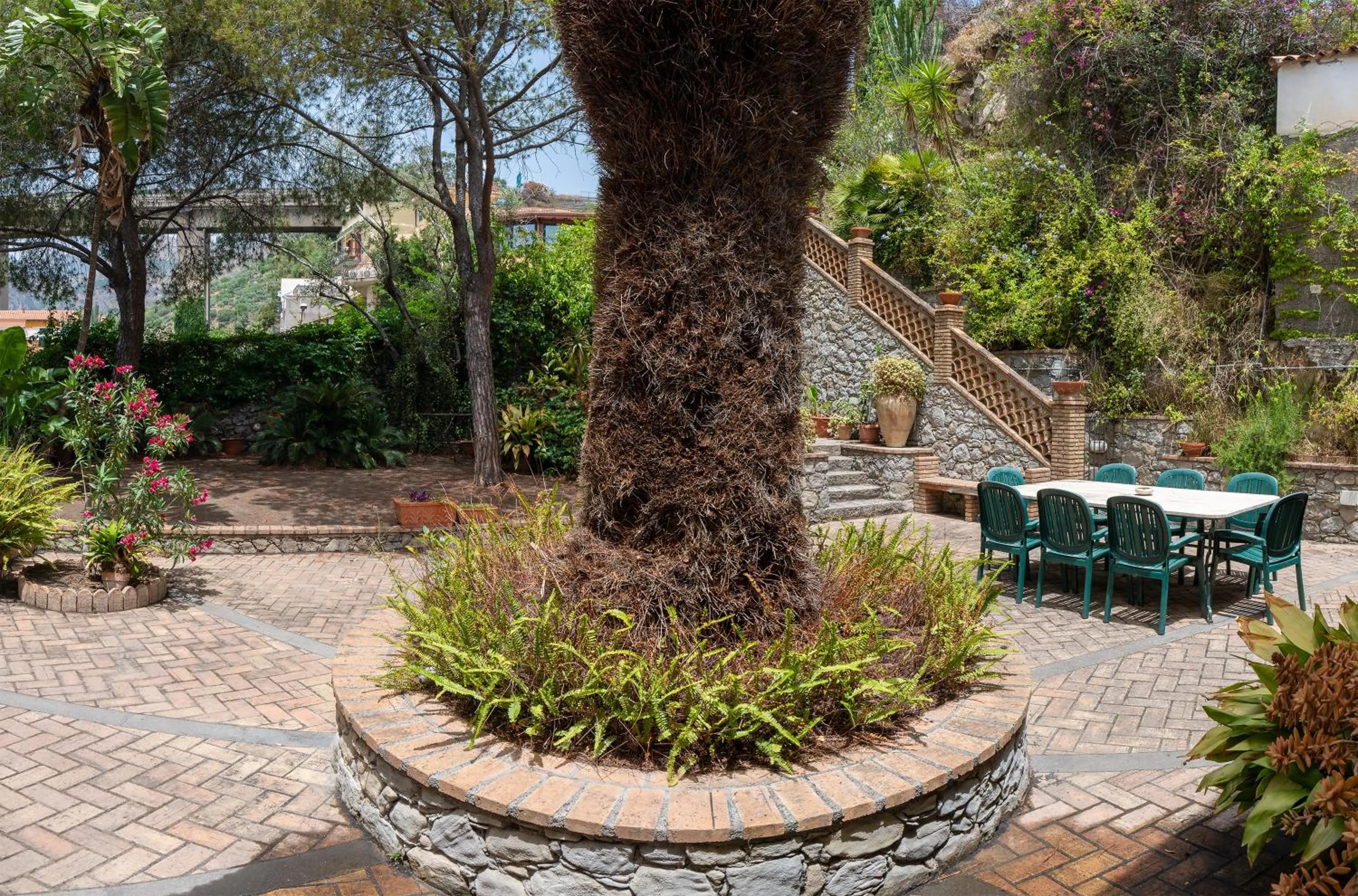 Patio in Florence Trevelyan Villa